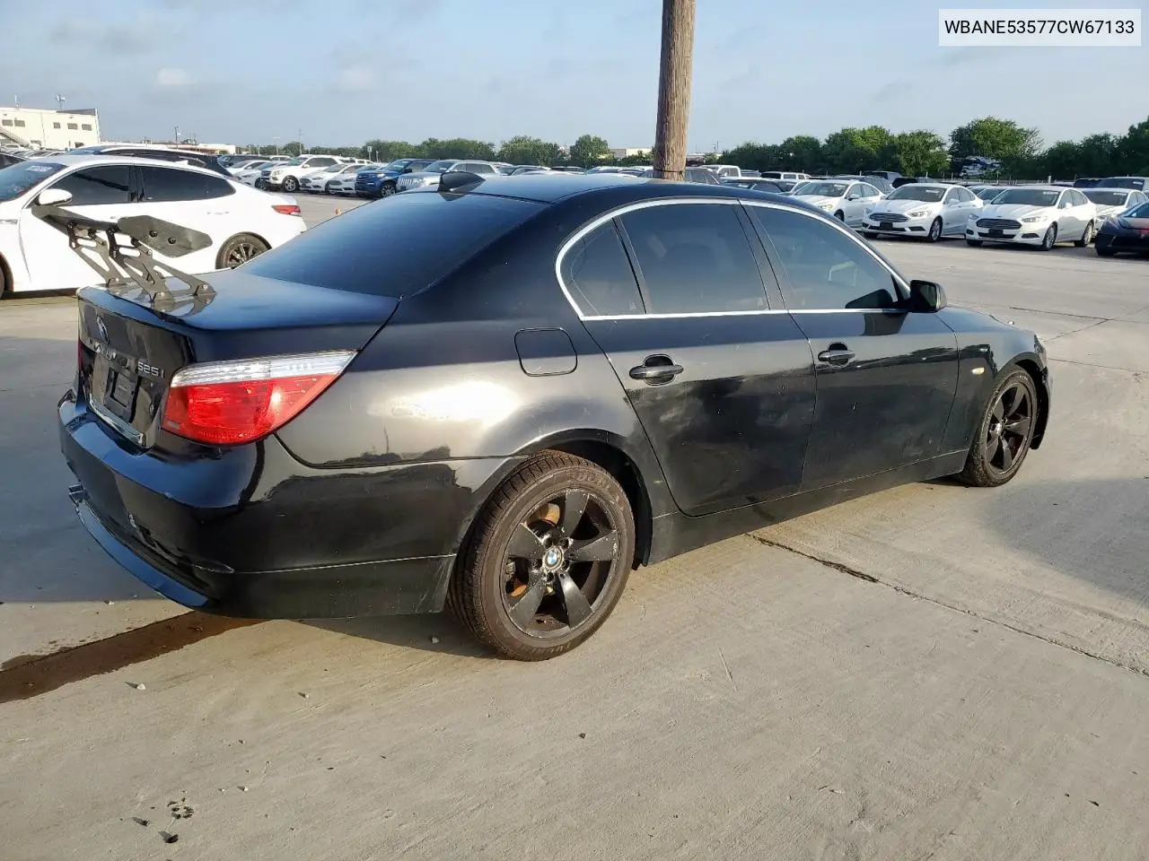 2007 BMW 525 I VIN: WBANE53577CW67133 Lot: 65237115
