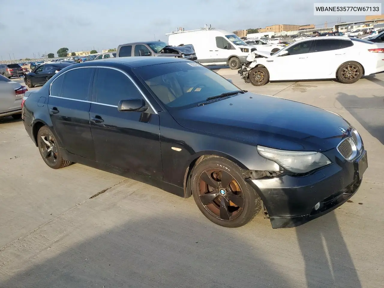 2007 BMW 525 I VIN: WBANE53577CW67133 Lot: 65237115