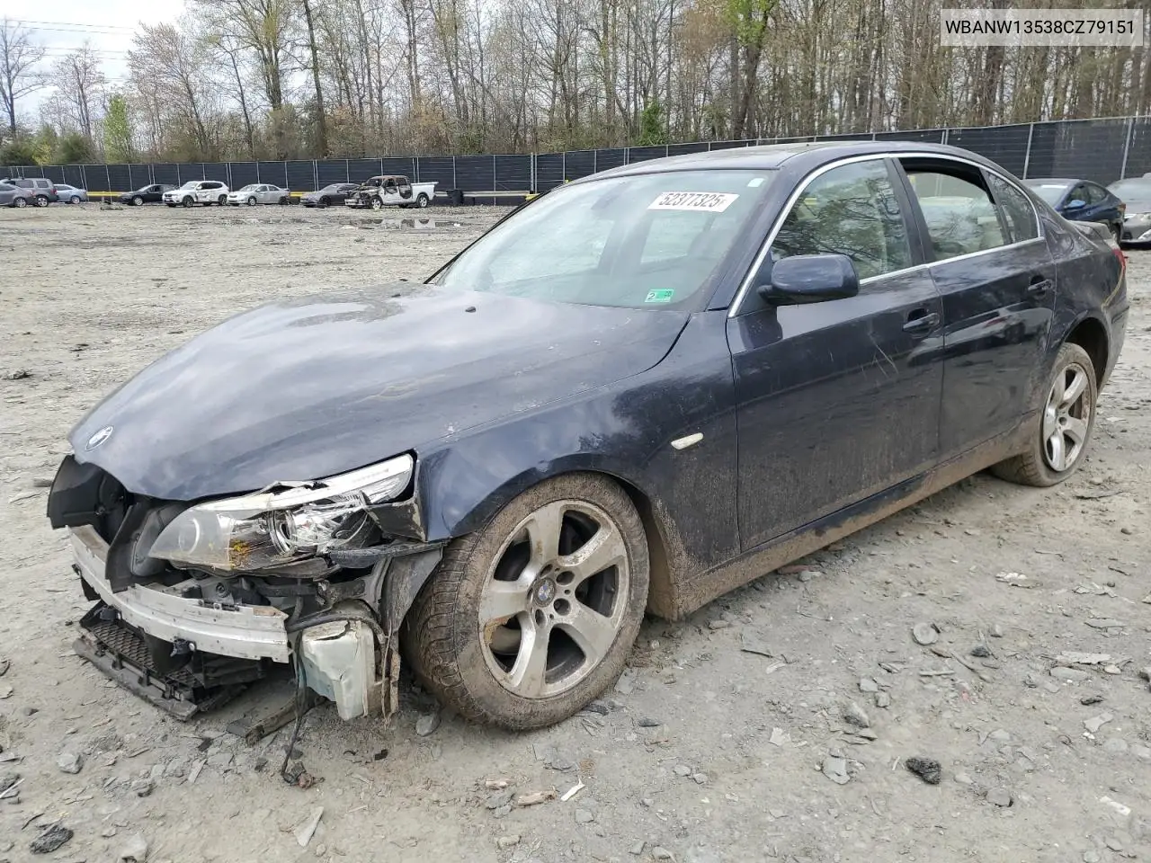 2008 BMW 535 I VIN: WBANW13538CZ79151 Lot: 52377325