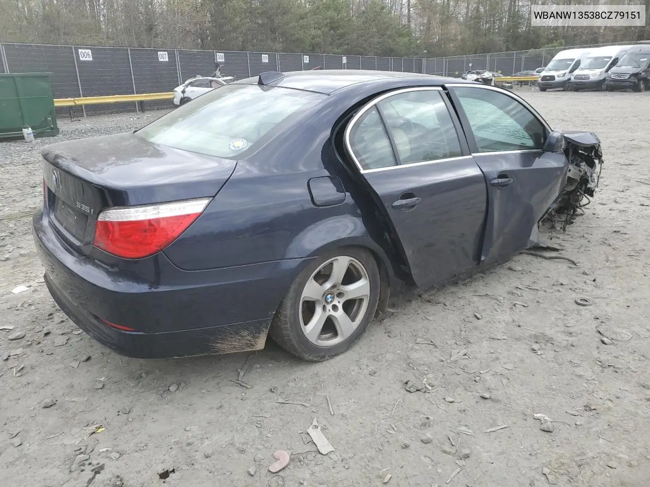 2008 BMW 535 I VIN: WBANW13538CZ79151 Lot: 52377325