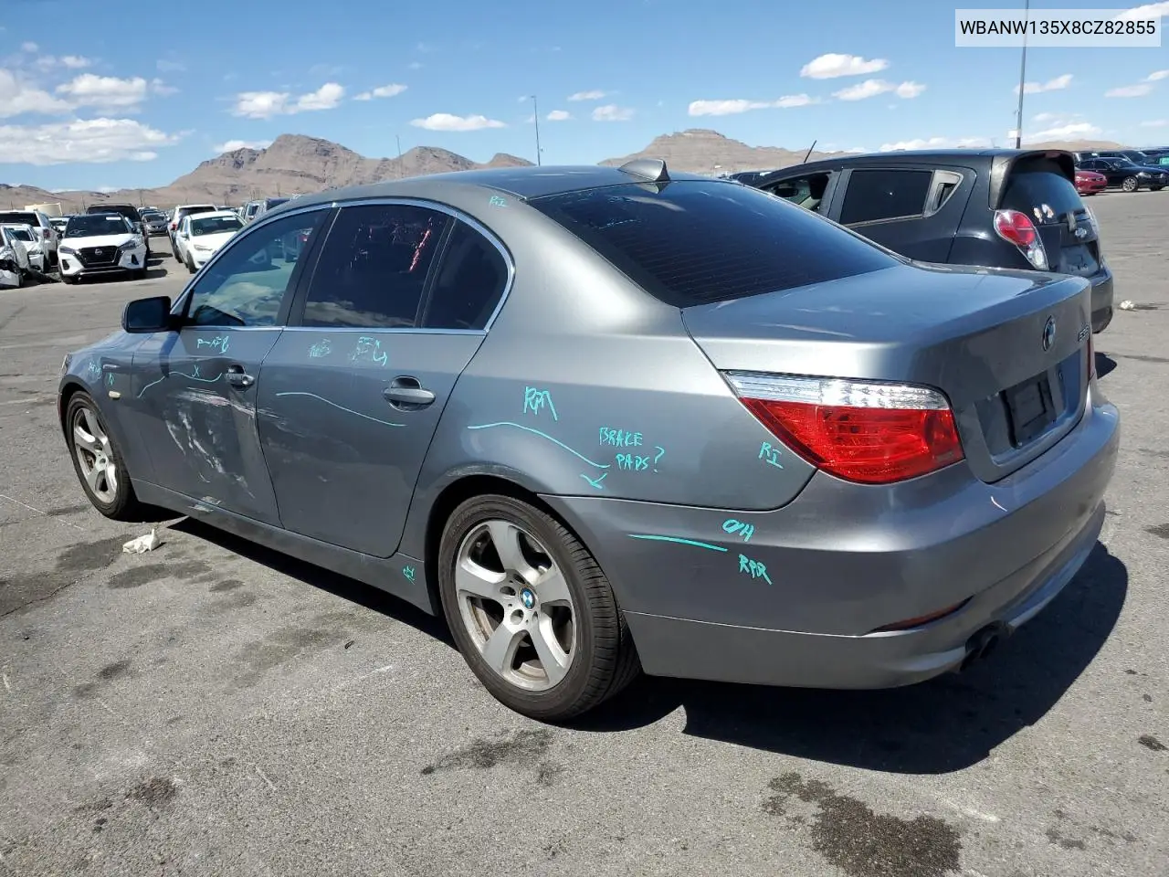 2008 BMW 535 I VIN: WBANW135X8CZ82855 Lot: 55795745