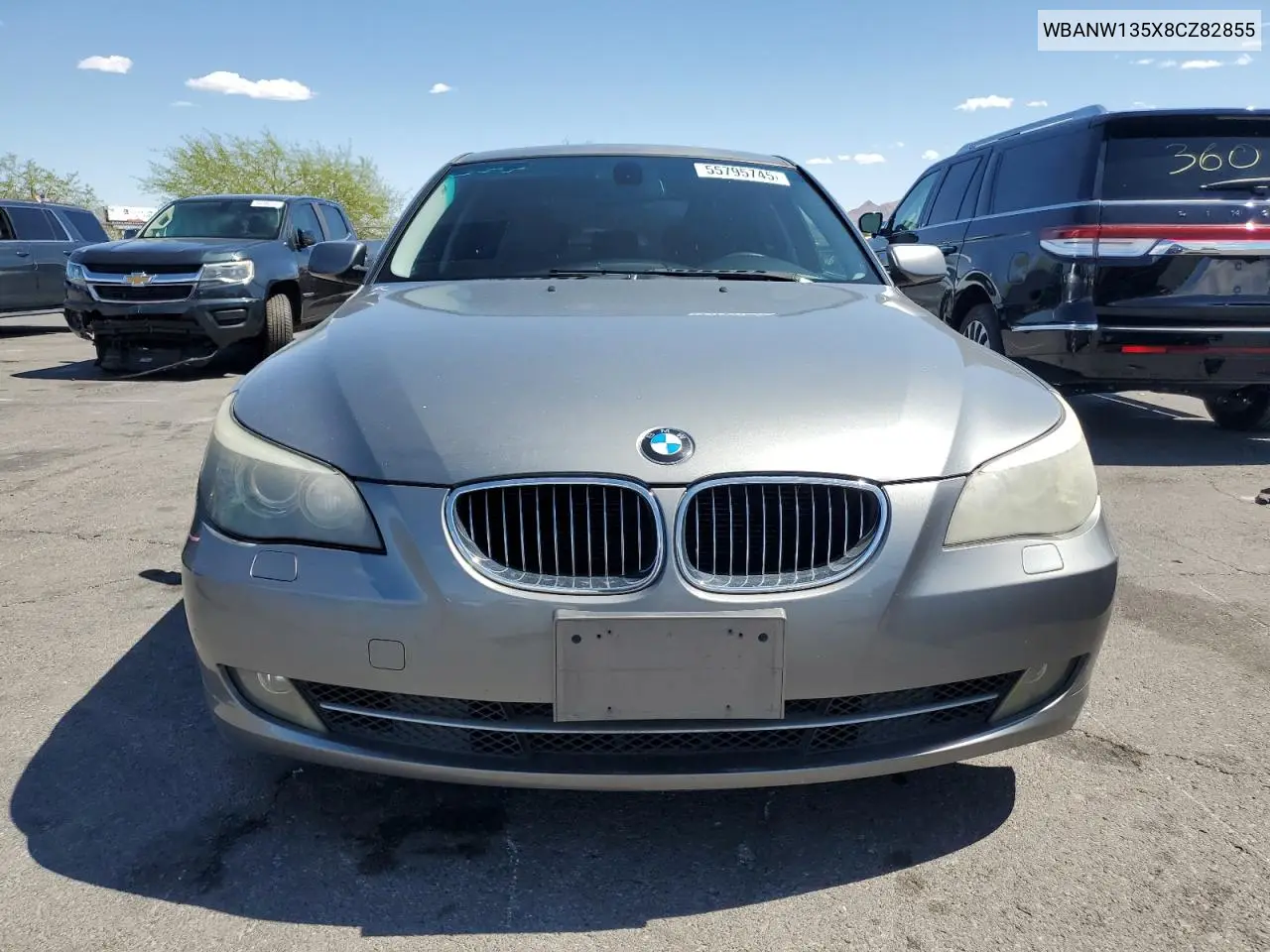 2008 BMW 535 I VIN: WBANW135X8CZ82855 Lot: 55795745