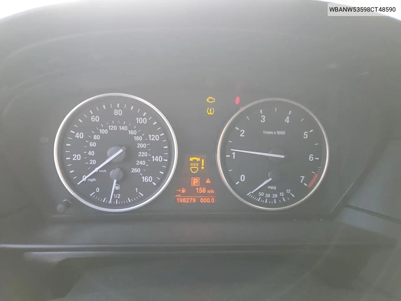 2008 BMW 550 I VIN: WBANW53598CT48590 Lot: 56258785