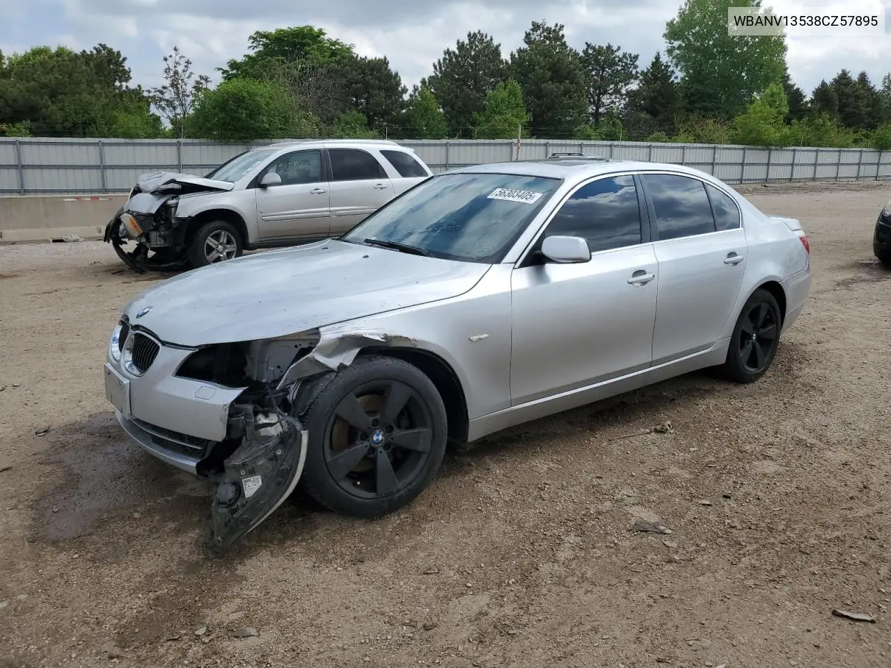 2008 BMW 528 Xi VIN: WBANV13538CZ57895 Lot: 56303405
