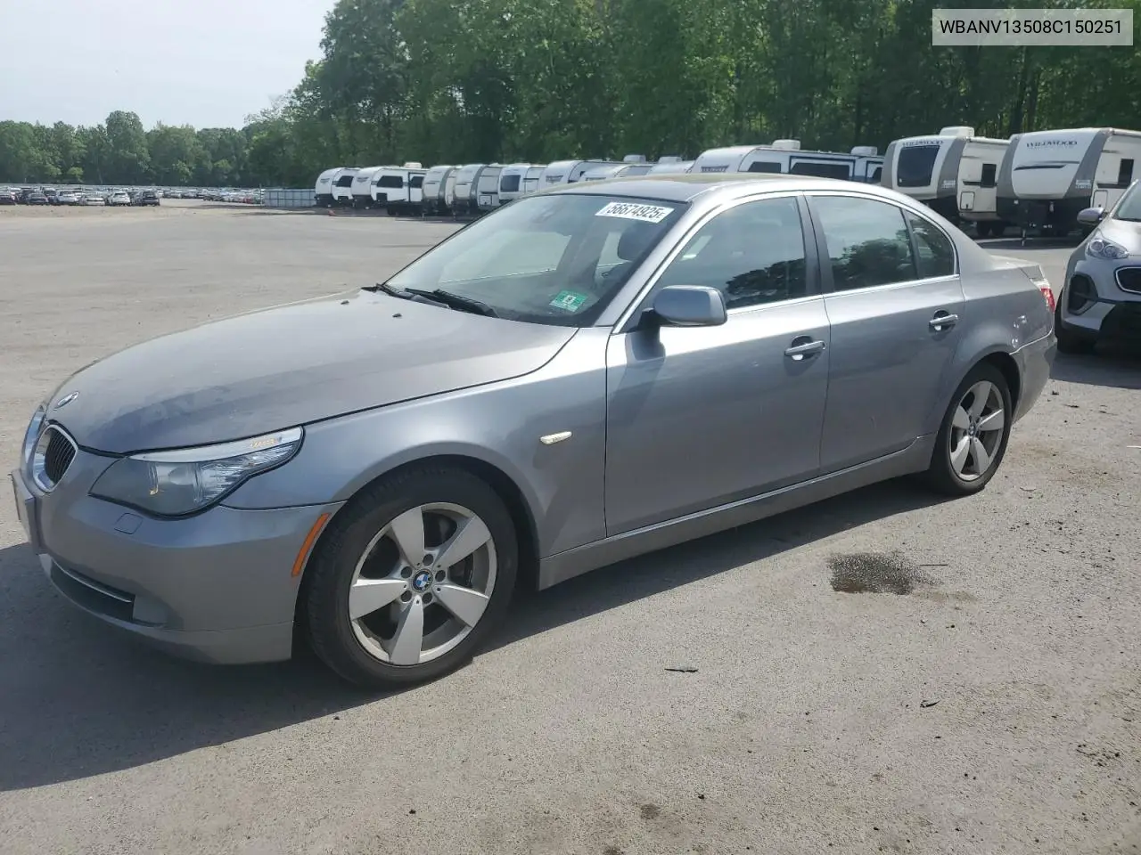 2008 BMW 528 Xi VIN: WBANV13508C150251 Lot: 56674925