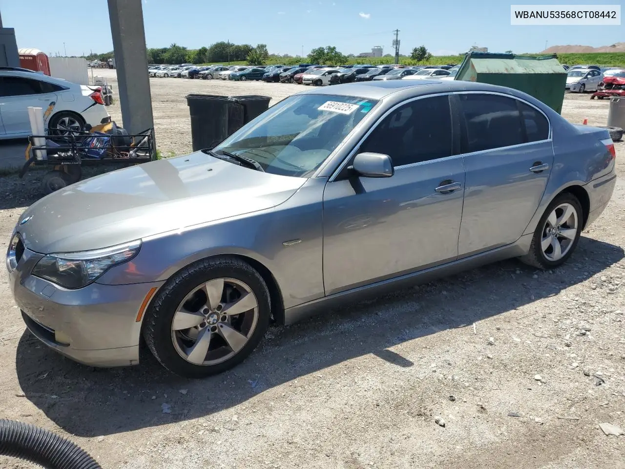 2008 BMW 528 I VIN: WBANU53568CT08442 Lot: 56910225