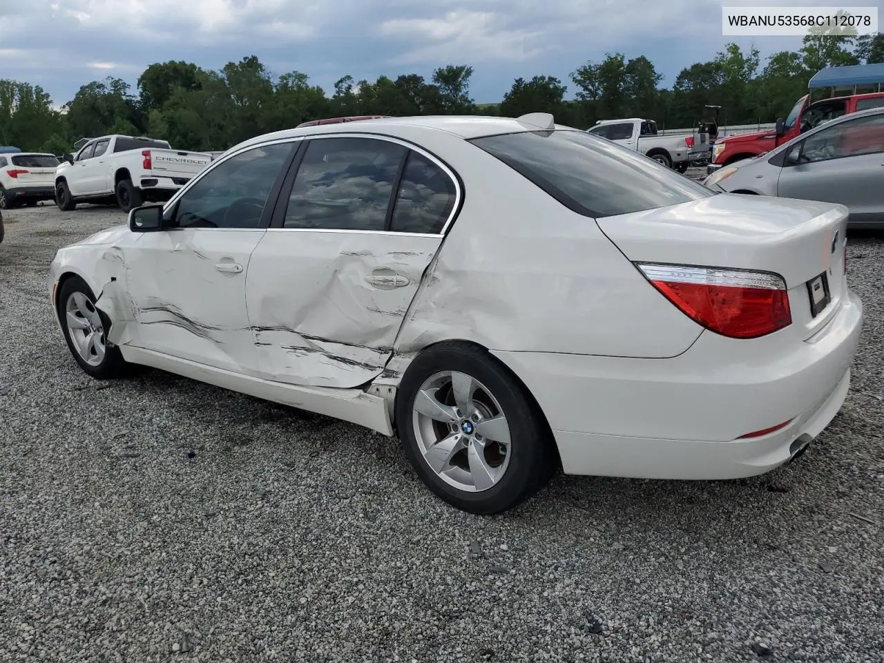 2008 BMW 528 I VIN: WBANU53568C112078 Lot: 62426715