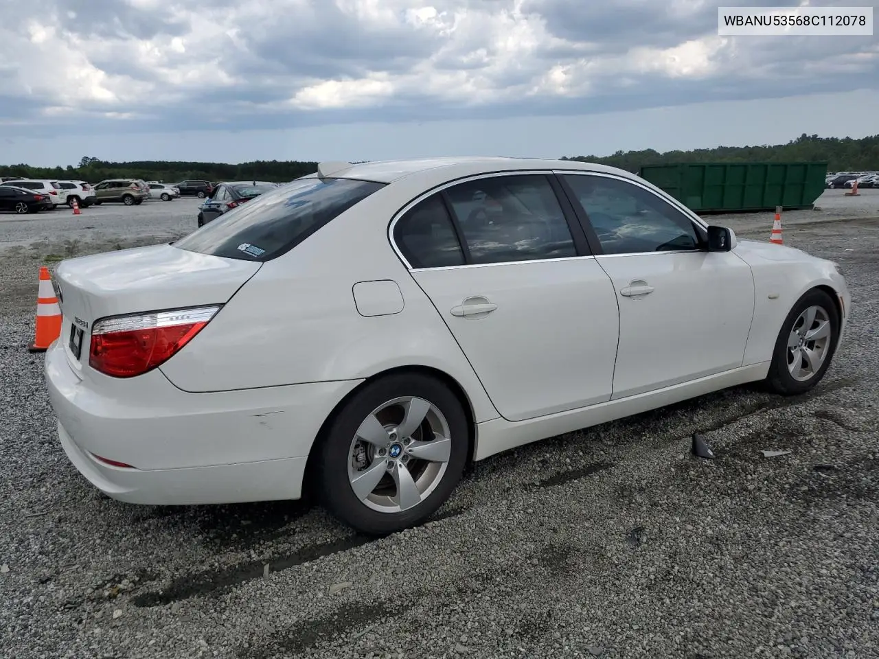 2008 BMW 528 I VIN: WBANU53568C112078 Lot: 62426715