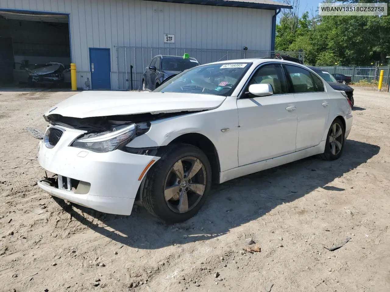 2008 BMW 528 Xi VIN: WBANV13518CZ52758 Lot: 62746085