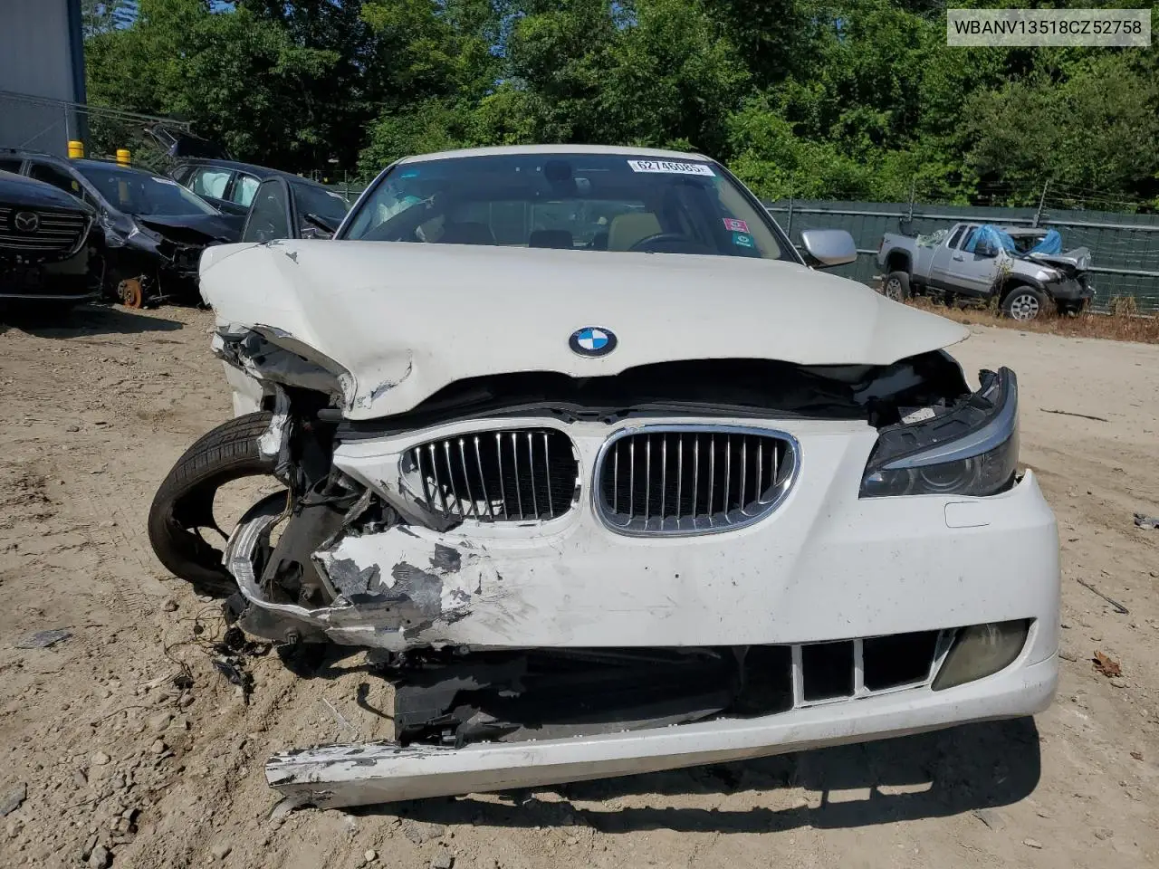 2008 BMW 528 Xi VIN: WBANV13518CZ52758 Lot: 62746085