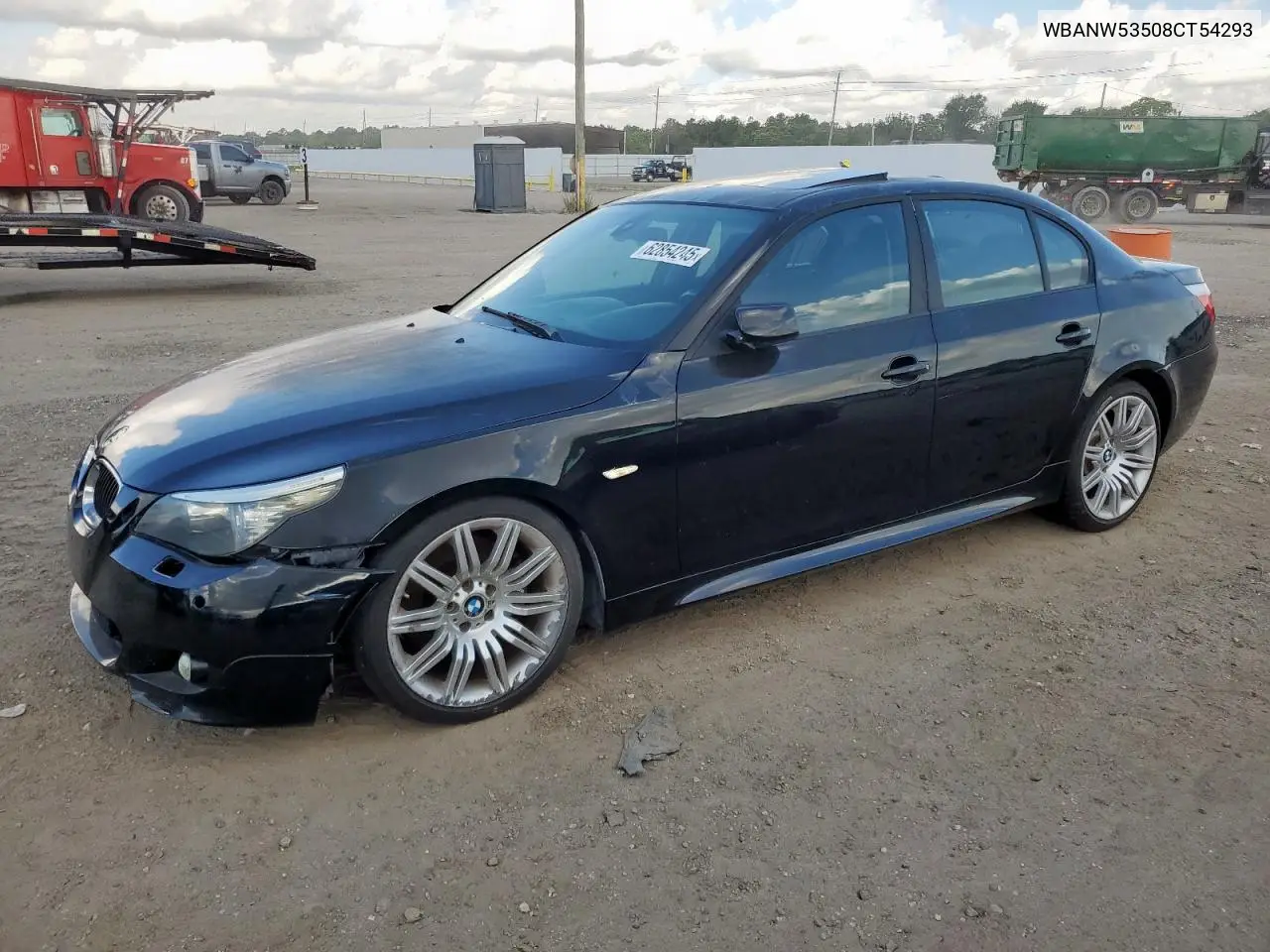2008 BMW 550 I VIN: WBANW53508CT54293 Lot: 62854245