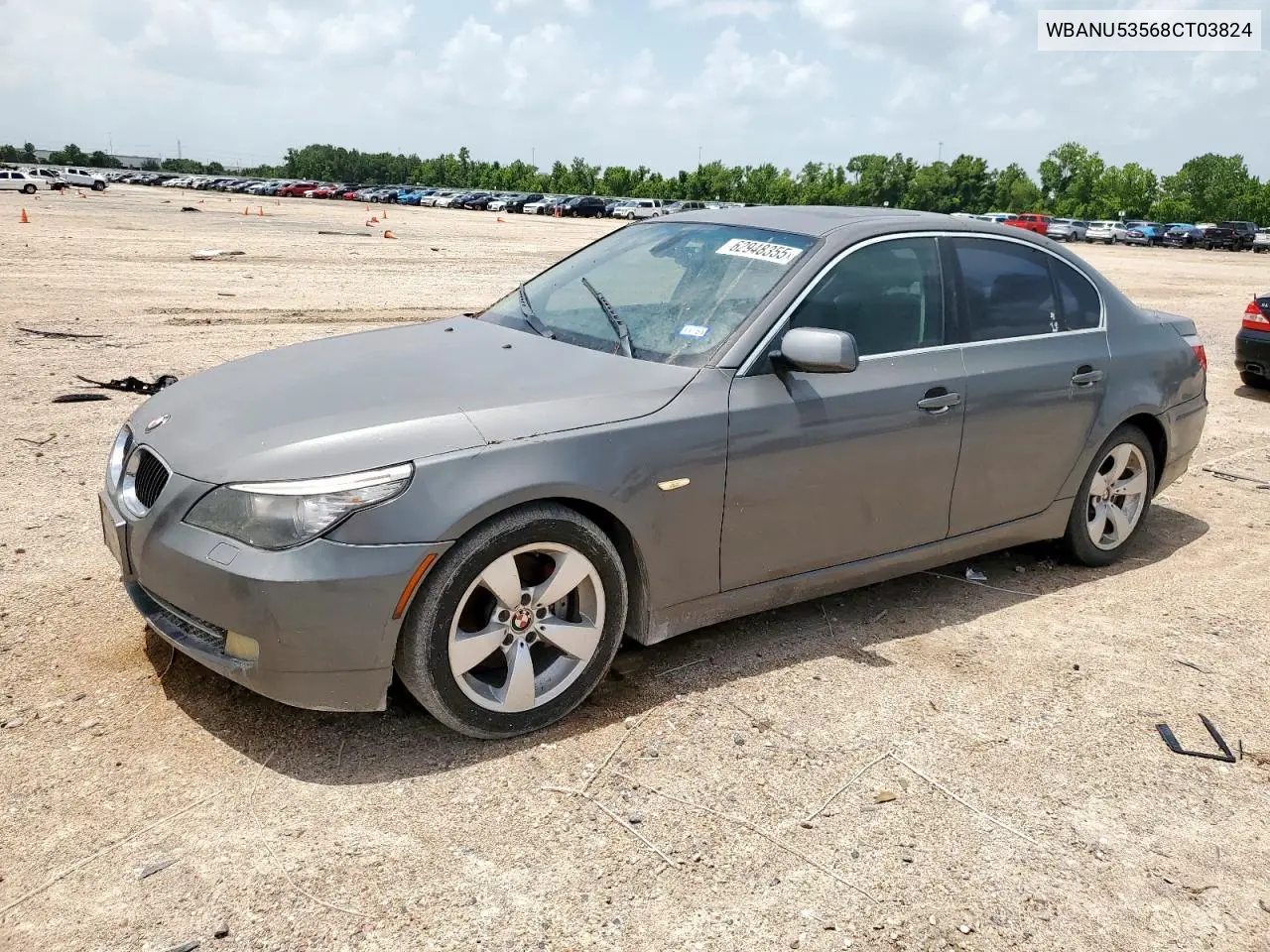 2008 BMW 528 I VIN: WBANU53568CT03824 Lot: 62948355