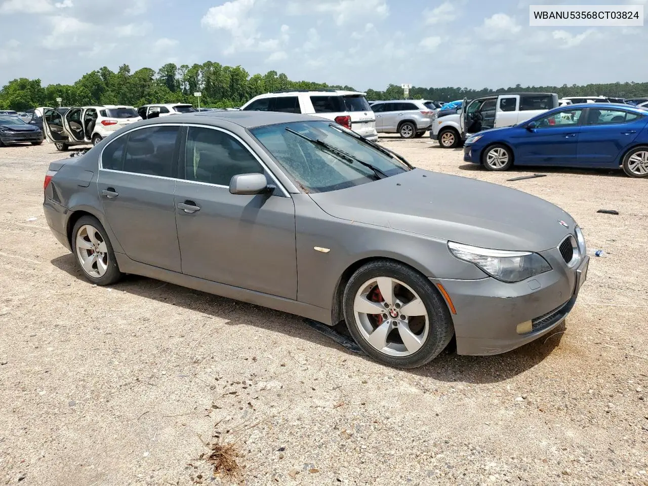 2008 BMW 528 I VIN: WBANU53568CT03824 Lot: 62948355
