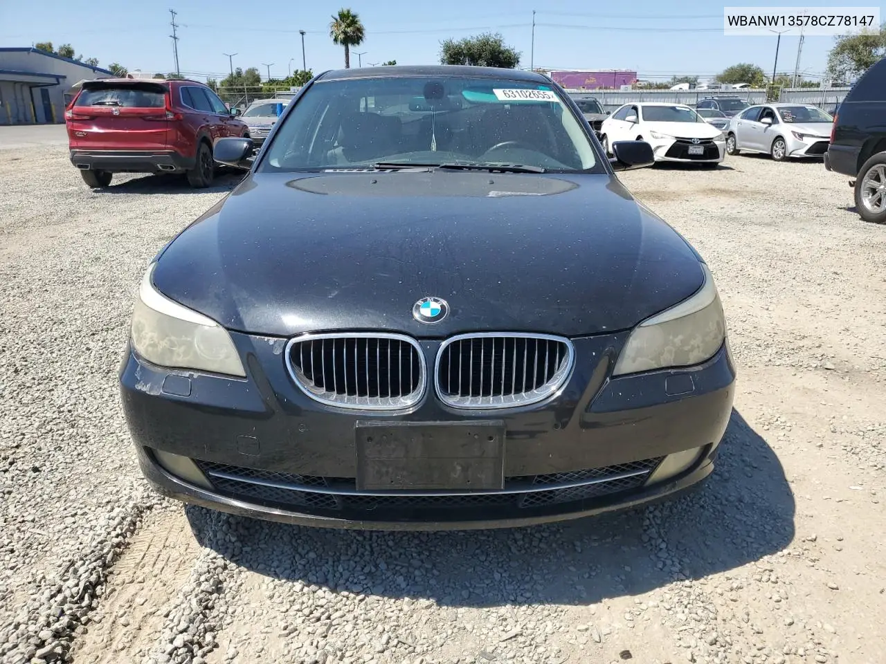2008 BMW 535 I VIN: WBANW13578CZ78147 Lot: 63102655