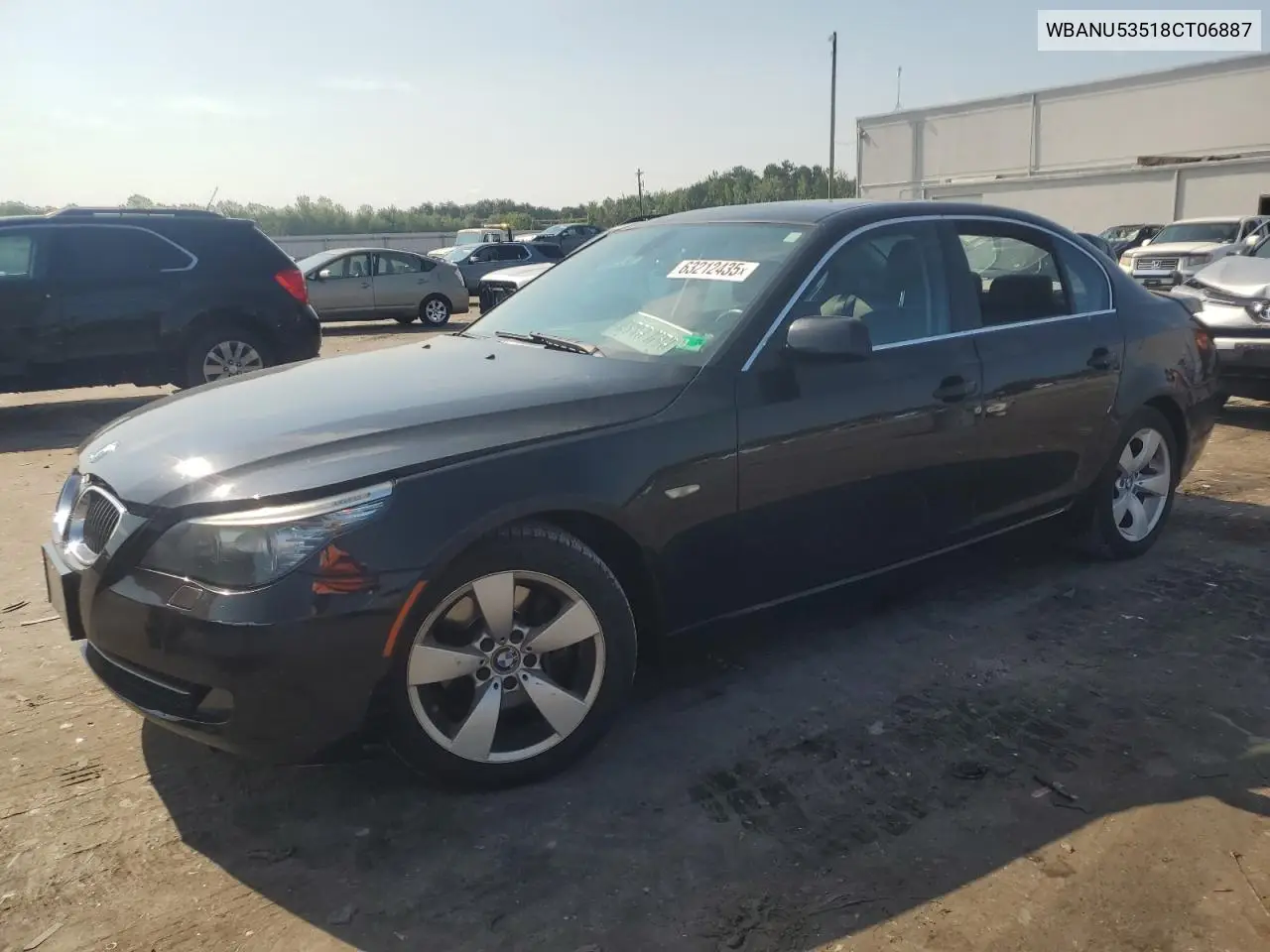 2008 BMW 528 I VIN: WBANU53518CT06887 Lot: 63212435