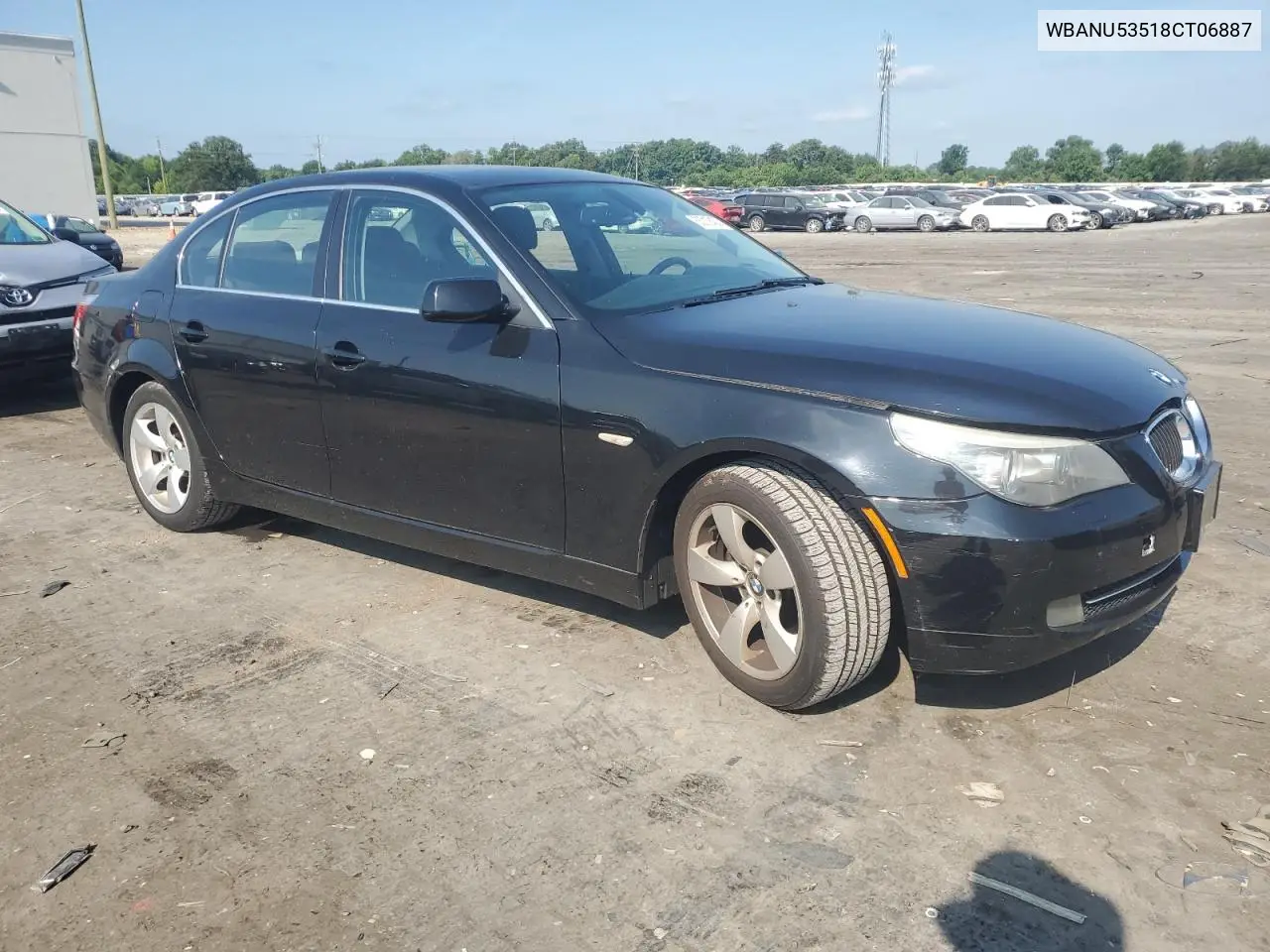 2008 BMW 528 I VIN: WBANU53518CT06887 Lot: 63212435