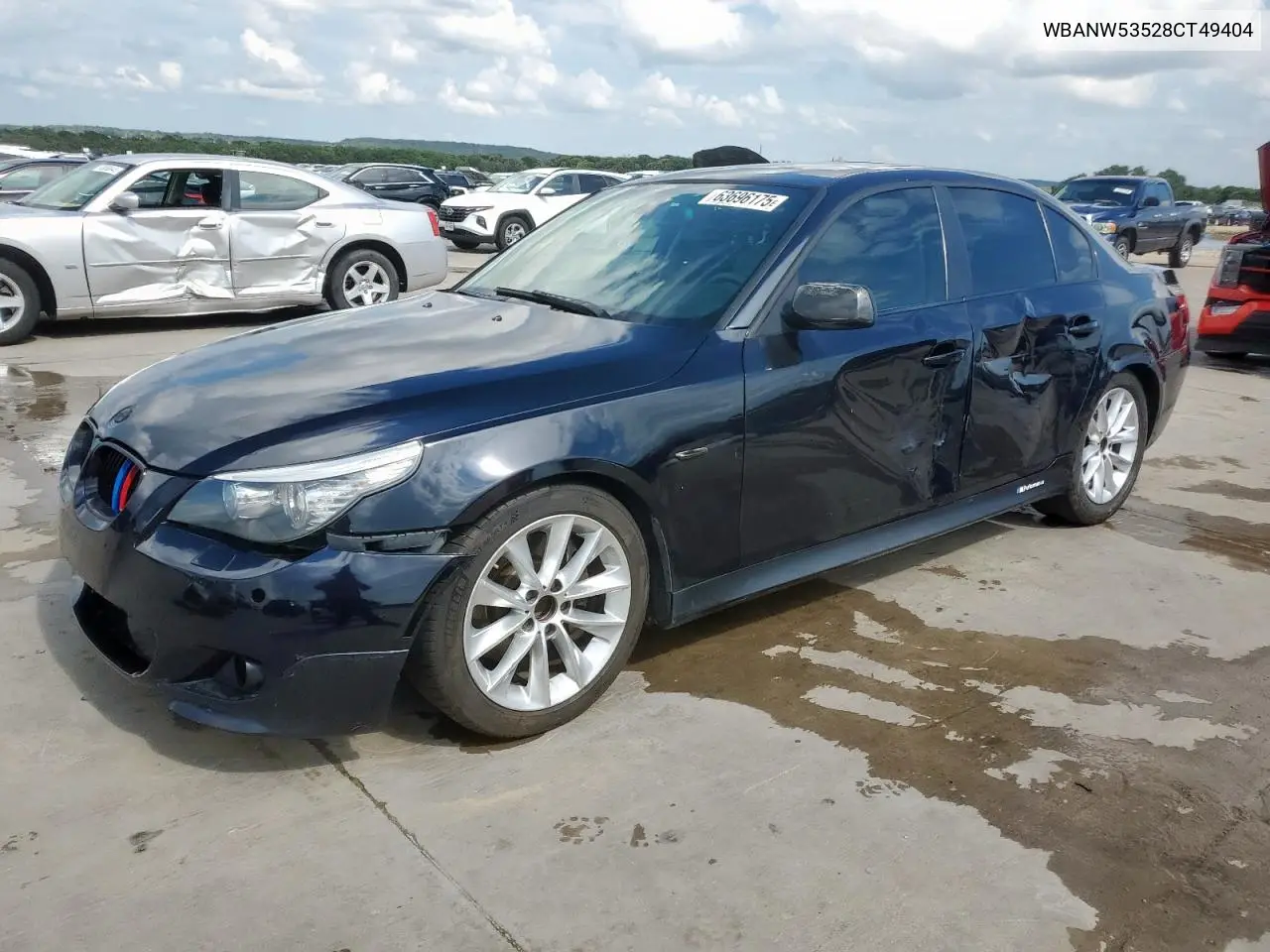 2008 BMW 550 I VIN: WBANW53528CT49404 Lot: 63696175