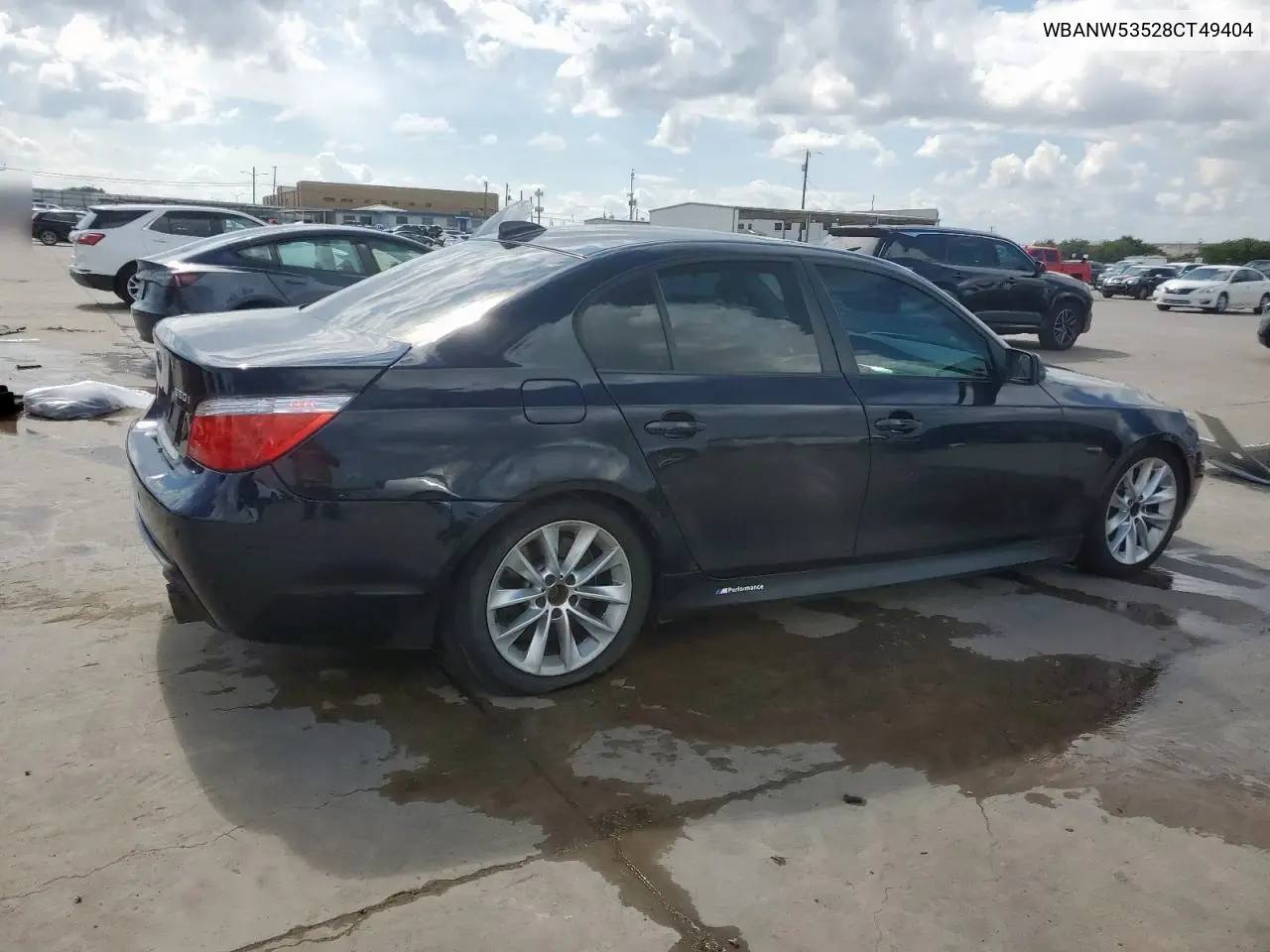 2008 BMW 550 I VIN: WBANW53528CT49404 Lot: 63696175