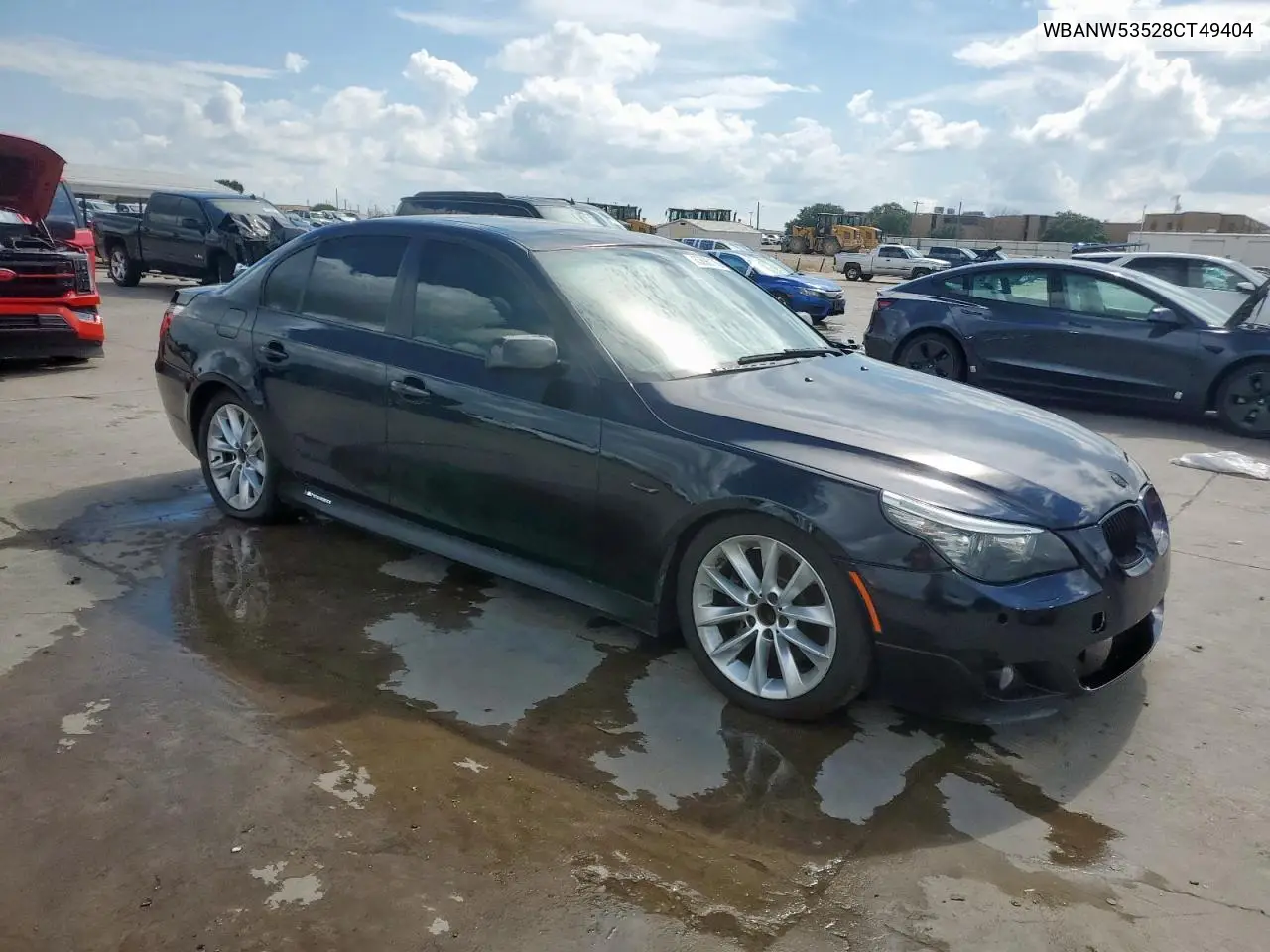 2008 BMW 550 I VIN: WBANW53528CT49404 Lot: 63696175