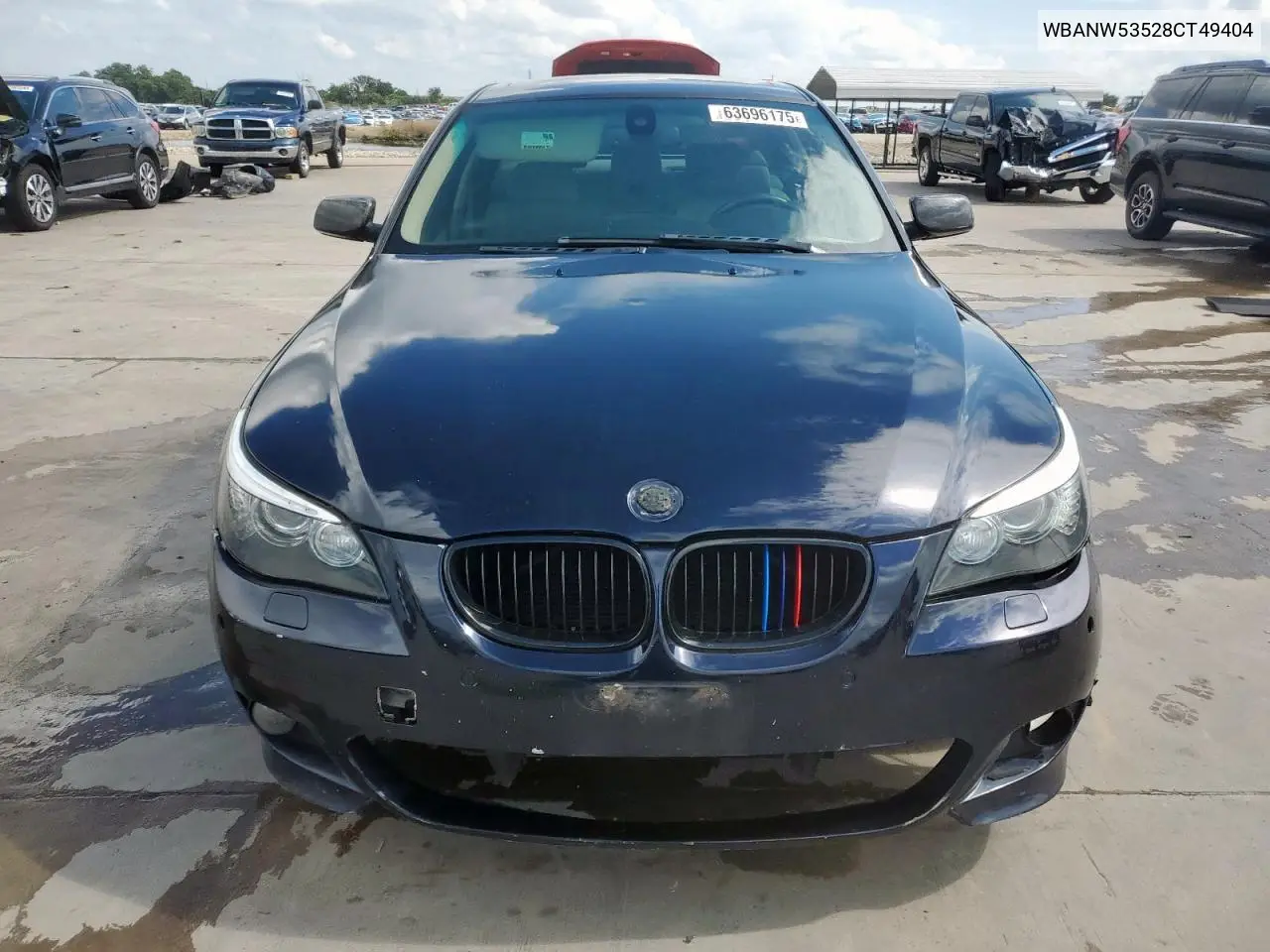 2008 BMW 550 I VIN: WBANW53528CT49404 Lot: 63696175