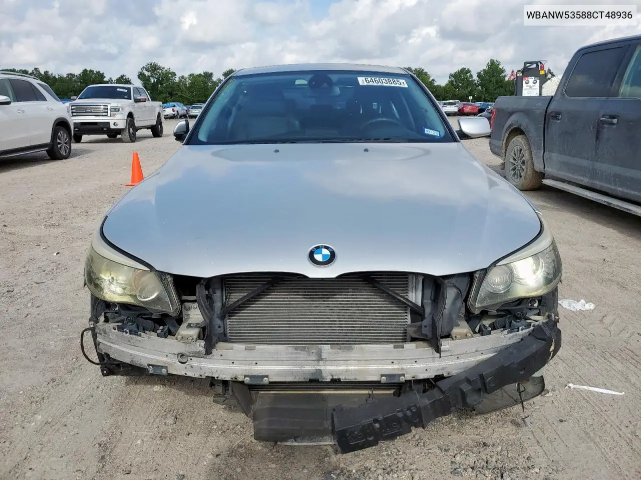 2008 BMW 550 I VIN: WBANW53588CT48936 Lot: 64603885