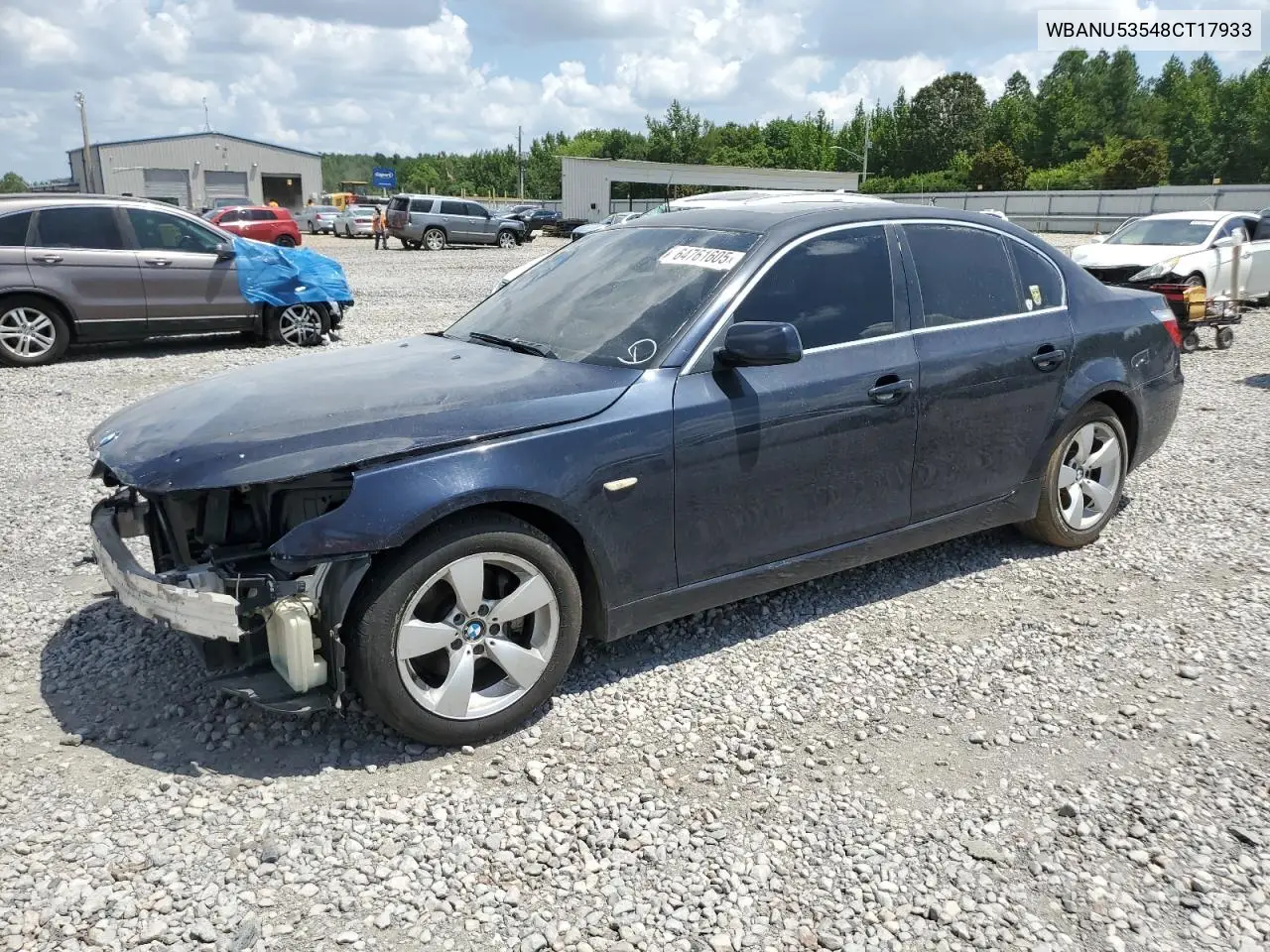2008 BMW 528 I VIN: WBANU53548CT17933 Lot: 64761605