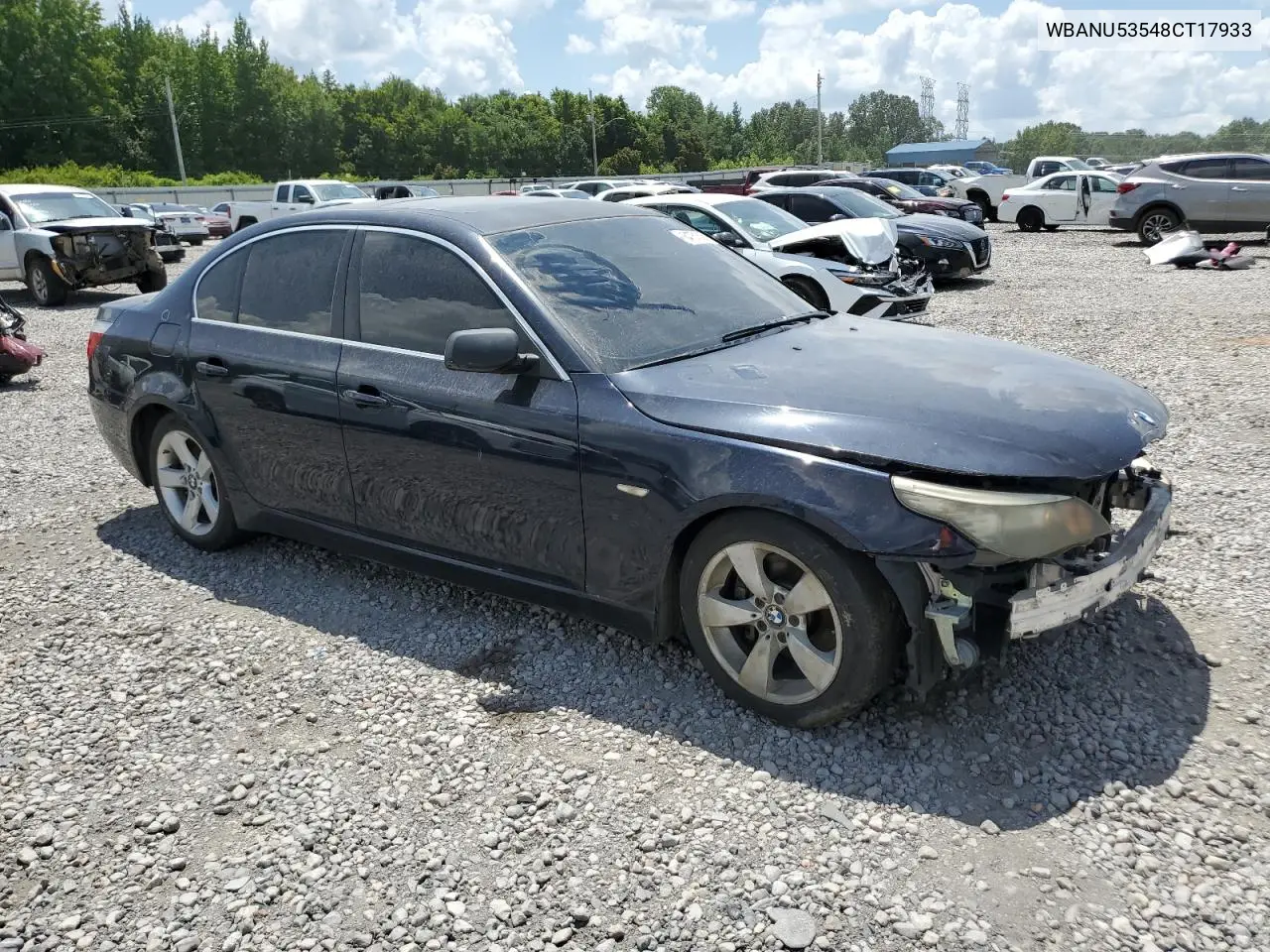 2008 BMW 528 I VIN: WBANU53548CT17933 Lot: 64761605