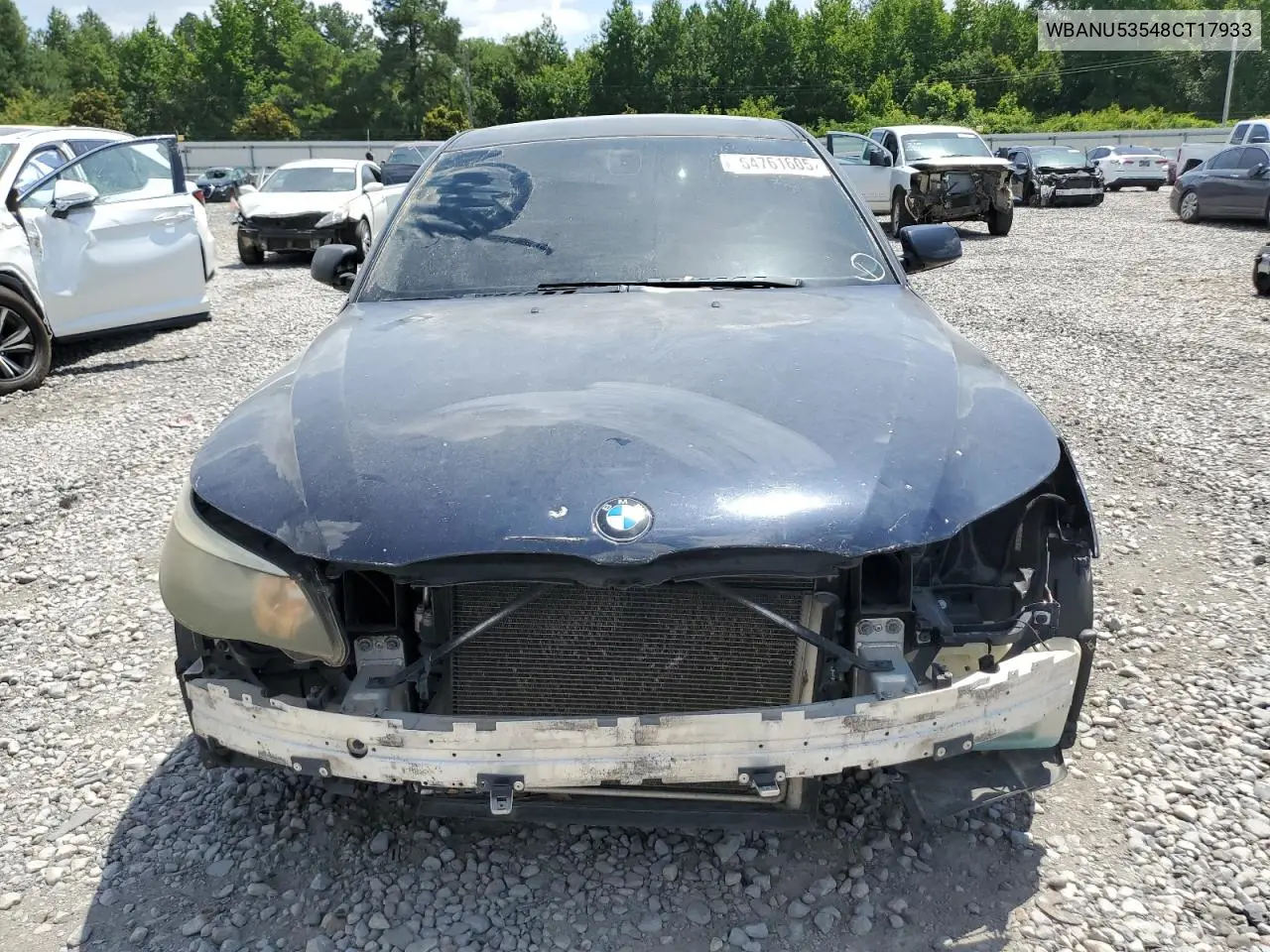 2008 BMW 528 I VIN: WBANU53548CT17933 Lot: 64761605