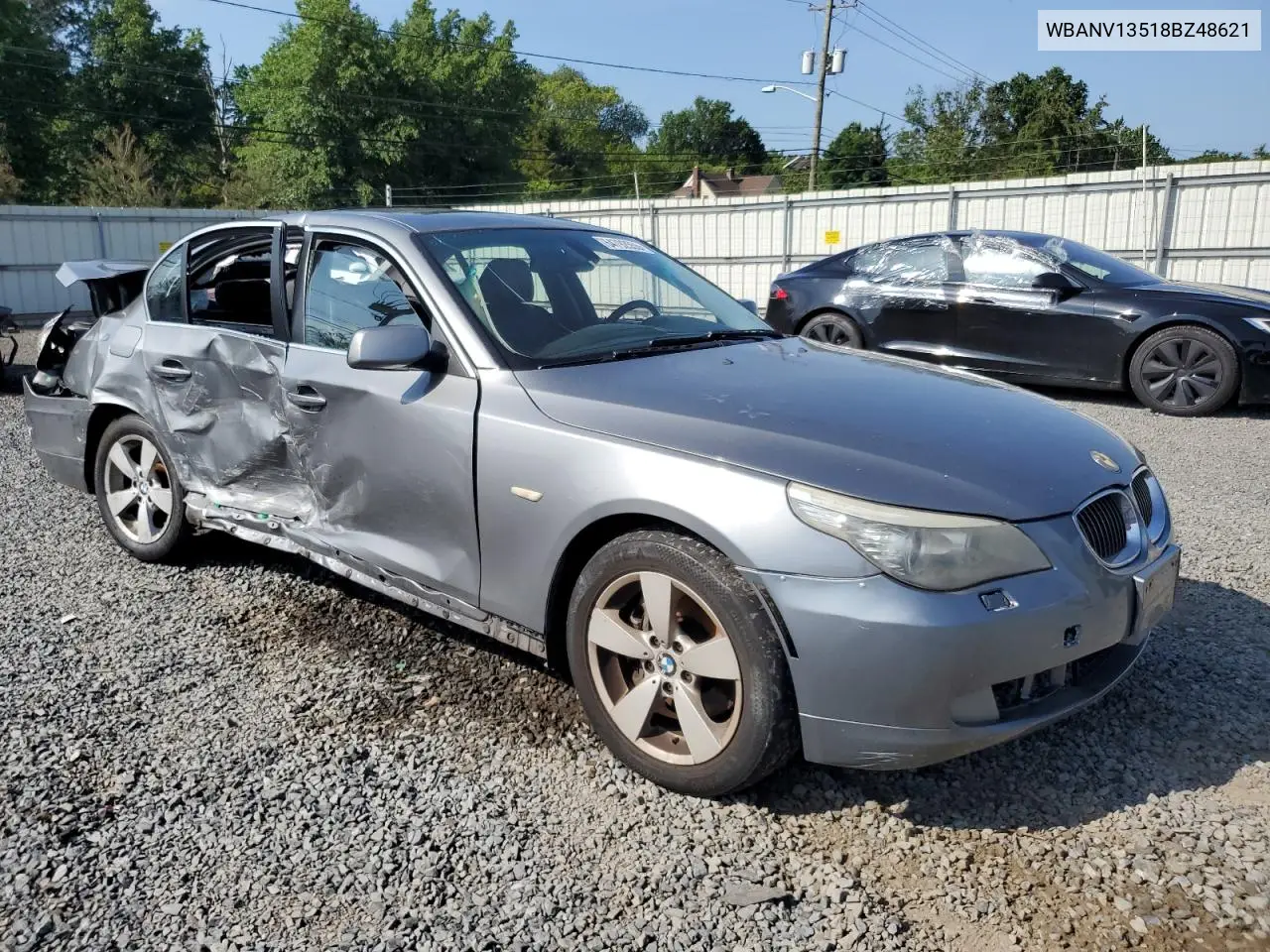 2008 BMW 528 Xi VIN: WBANV13518BZ48621 Lot: 64792555