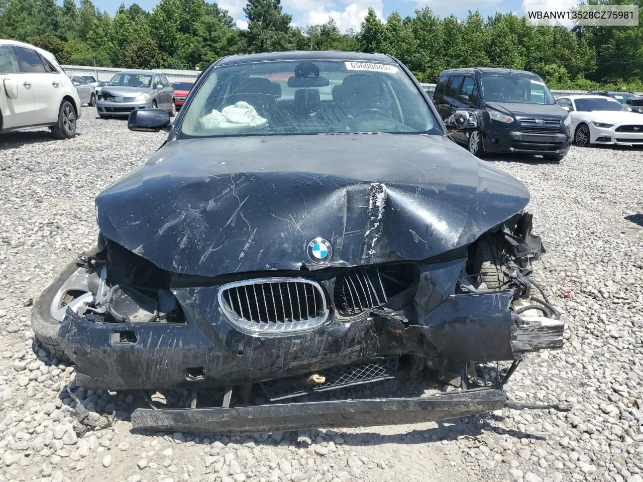 2008 BMW 535 I VIN: WBANW13528CZ75981 Lot: 65600045