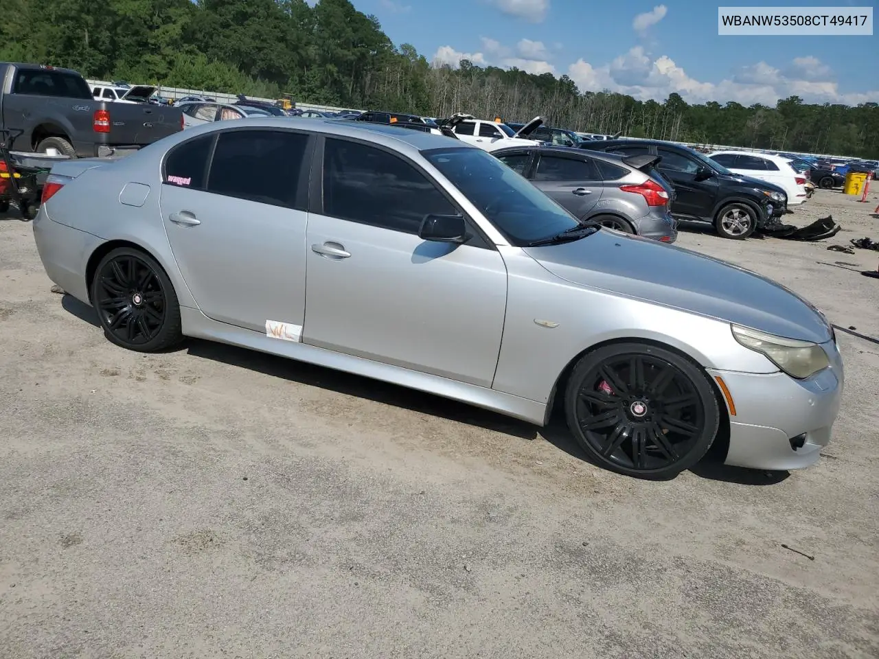 2008 BMW 550 I VIN: WBANW53508CT49417 Lot: 65928415