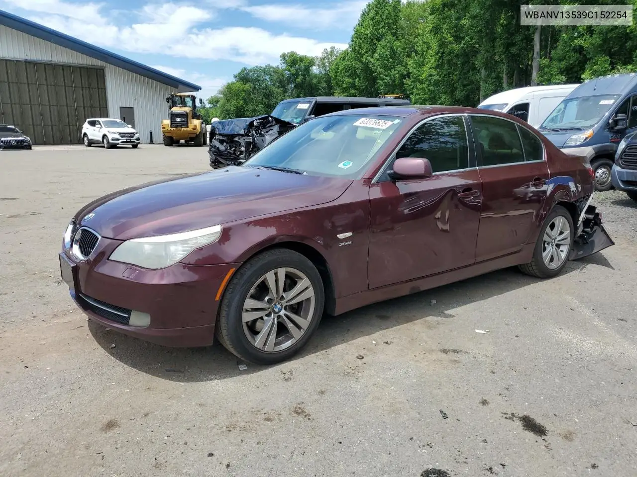 2009 BMW 528 Xi VIN: WBANV13539C152254 Lot: 63076625