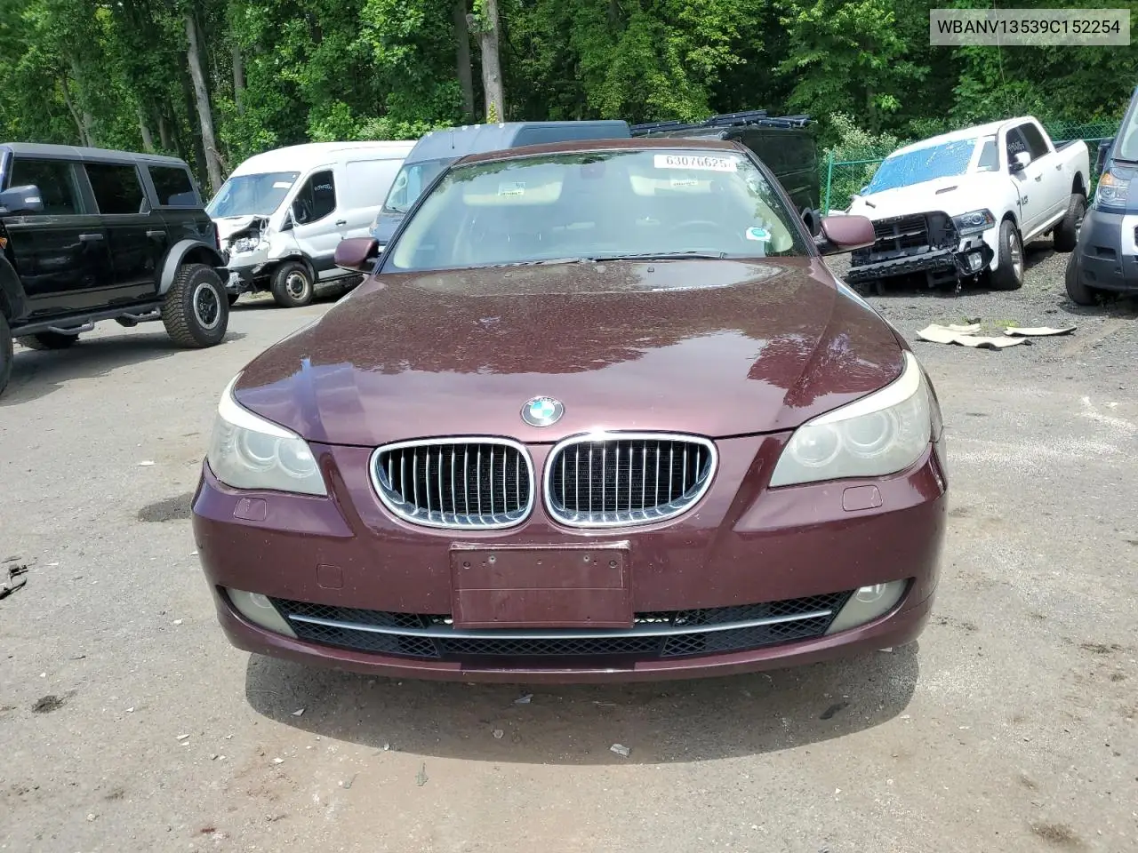 2009 BMW 528 Xi VIN: WBANV13539C152254 Lot: 63076625