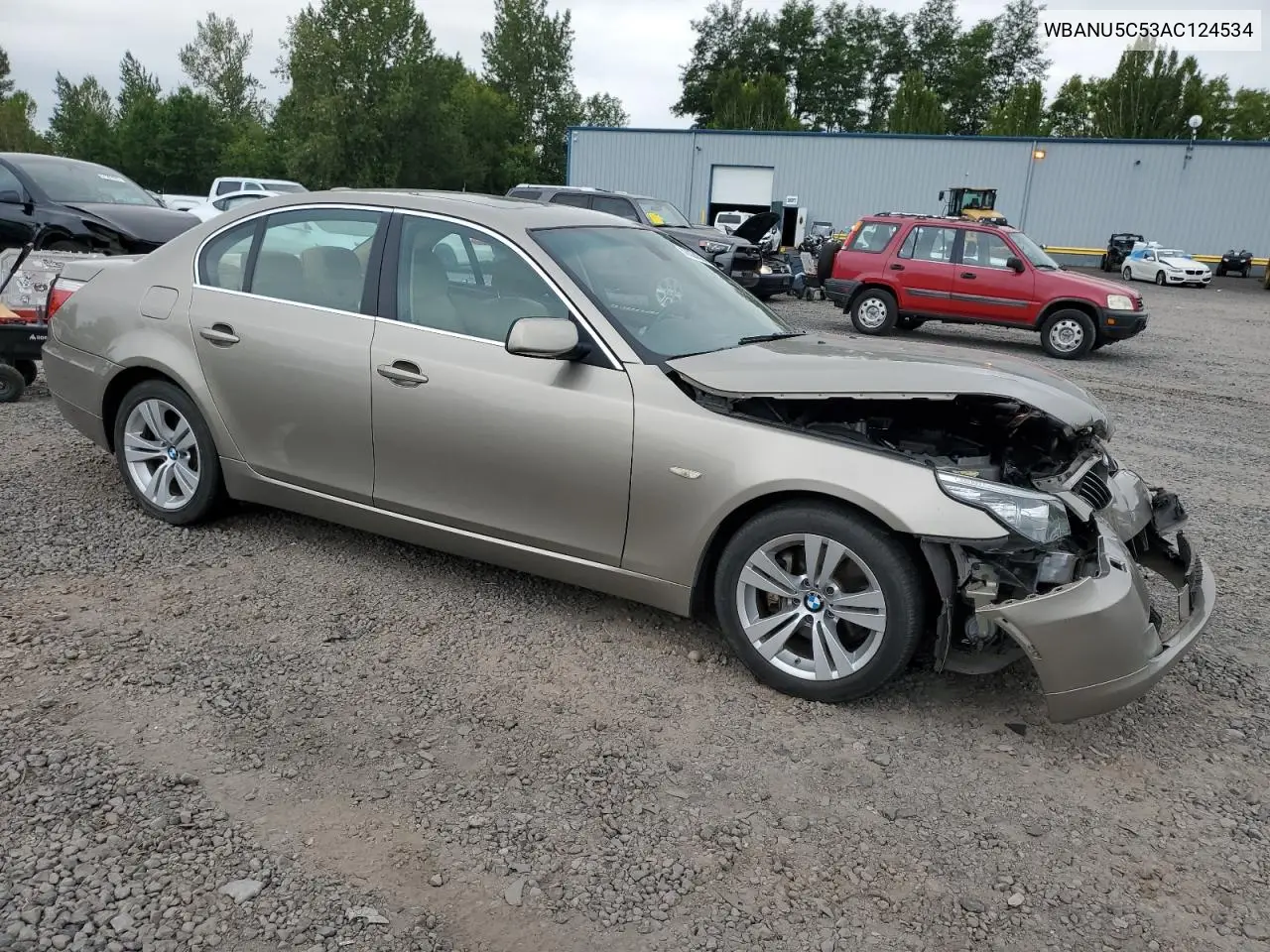 2010 BMW 528 I VIN: WBANU5C53AC124534 Lot: 62224395
