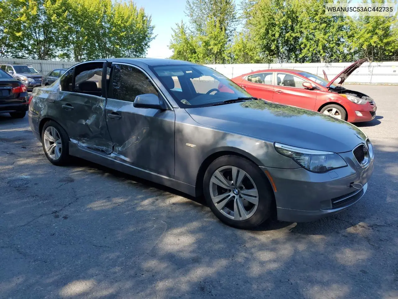 2010 BMW 528 I VIN: WBANU5C53AC442735 Lot: 62956875
