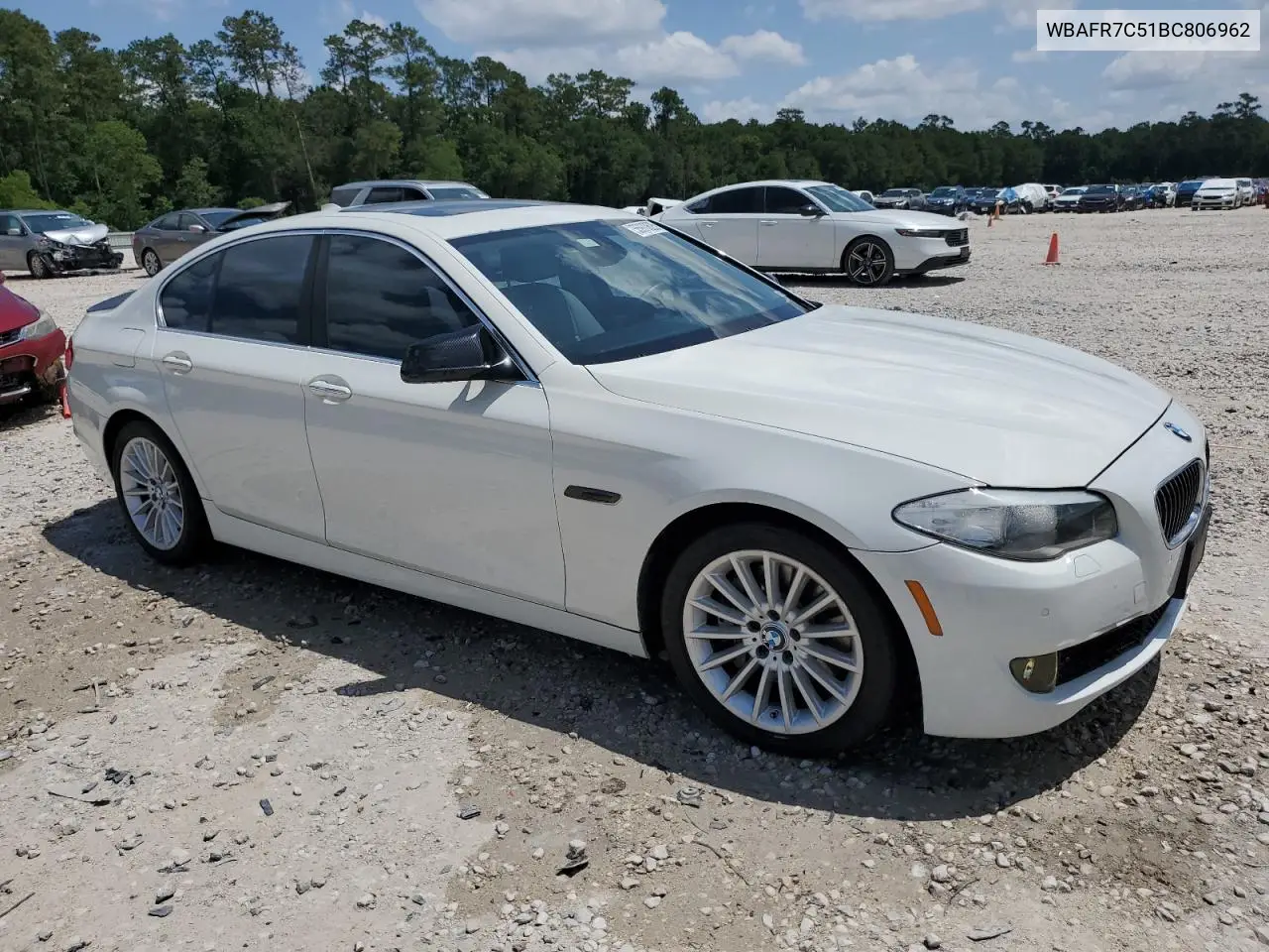 2011 BMW 535 I VIN: WBAFR7C51BC806962 Lot: 55970625