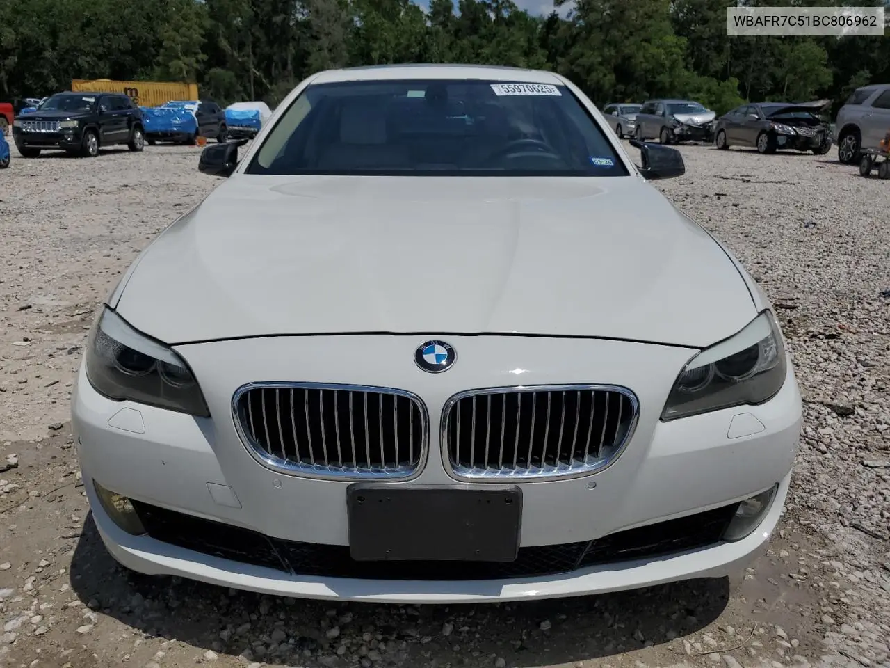 2011 BMW 535 I VIN: WBAFR7C51BC806962 Lot: 55970625