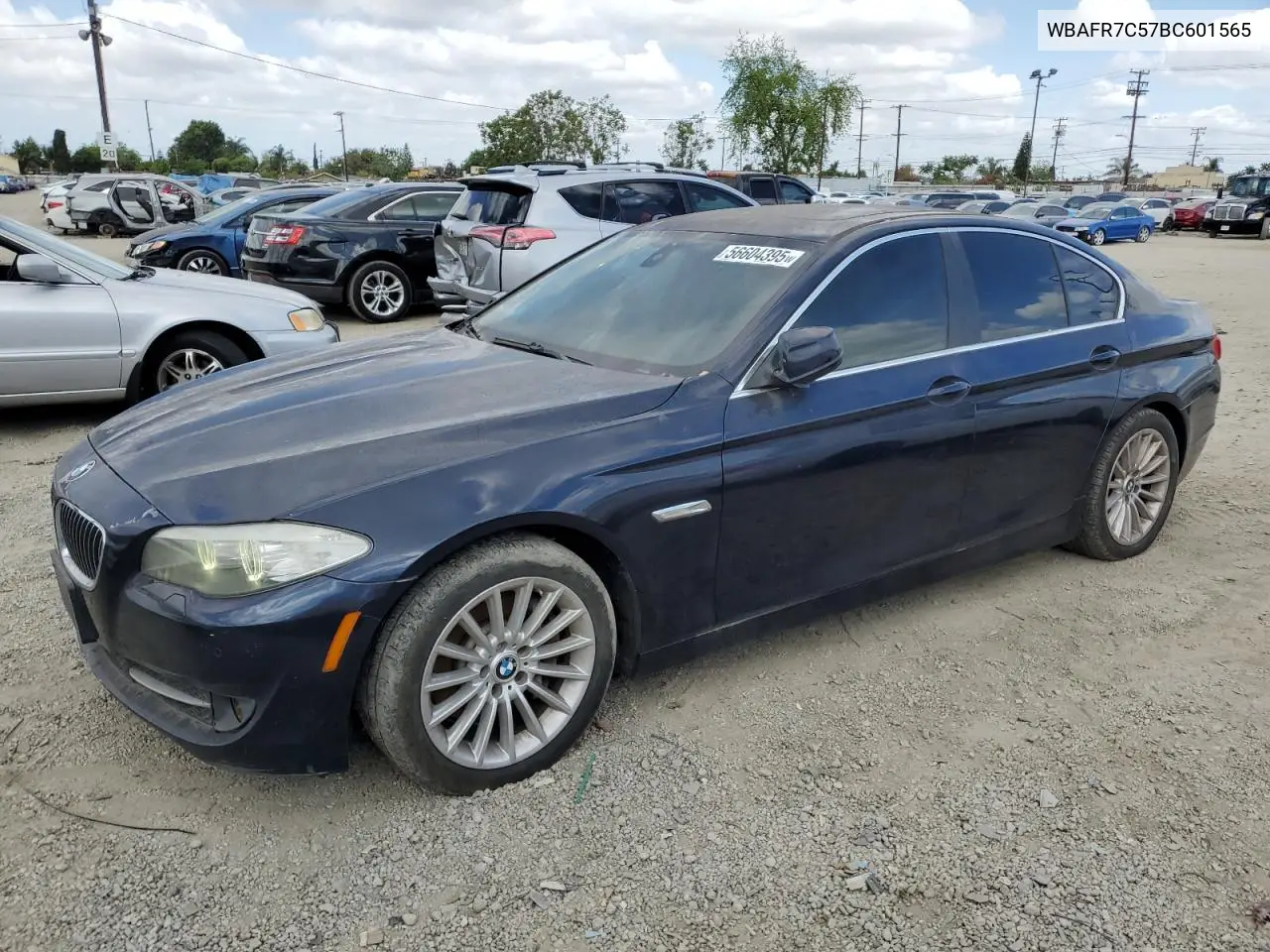 2011 BMW 535 I VIN: WBAFR7C57BC601565 Lot: 56604395