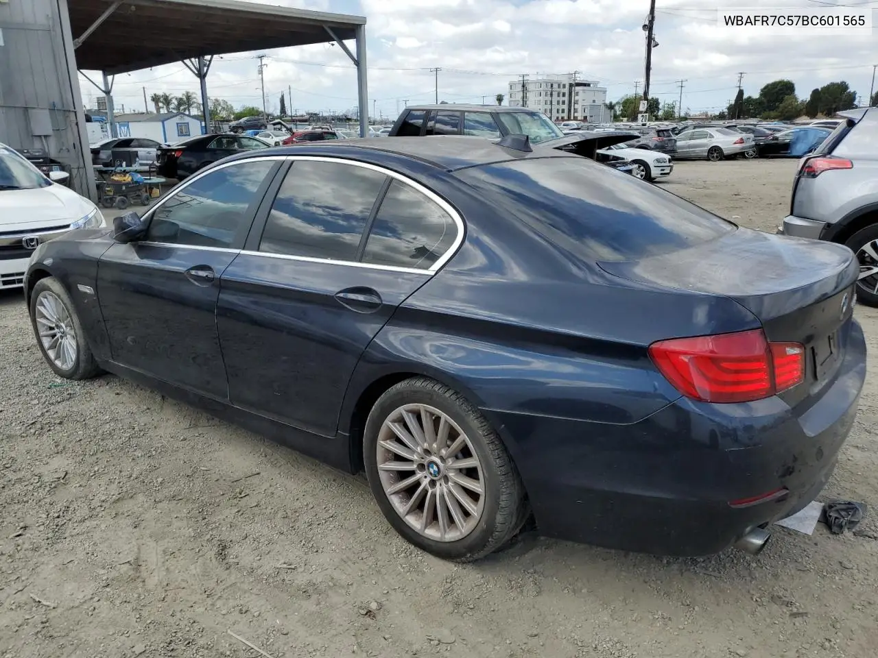 2011 BMW 535 I VIN: WBAFR7C57BC601565 Lot: 56604395