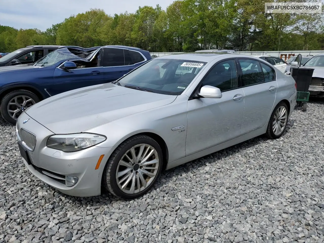 2011 BMW 550 Xi VIN: WBAFU9C5XBC786057 Lot: 56956695