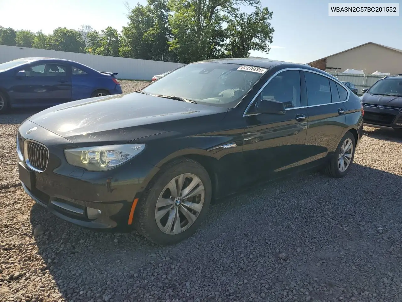 2011 BMW 535 Gt VIN: WBASN2C57BC201552 Lot: 62276895