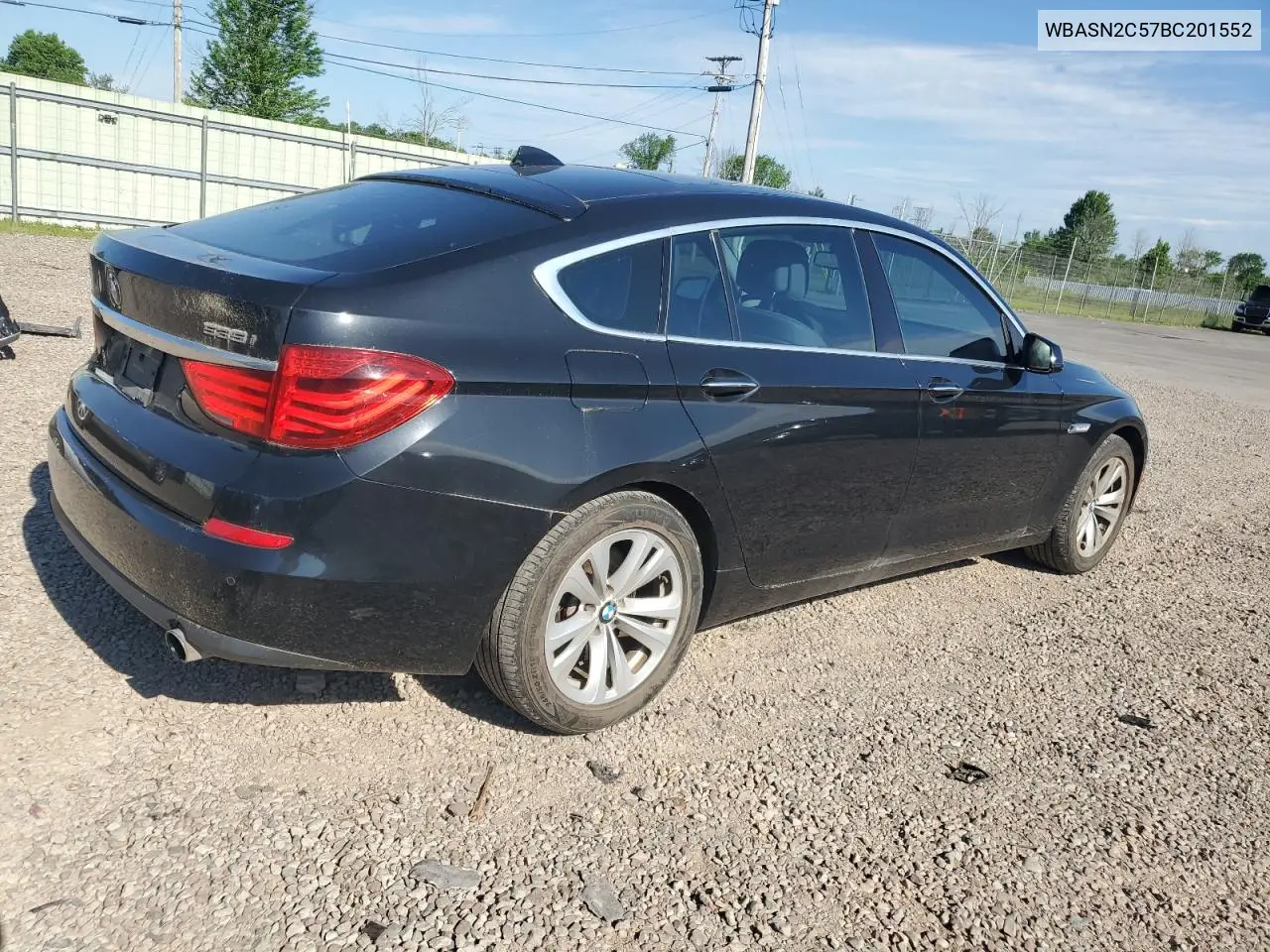 2011 BMW 535 Gt VIN: WBASN2C57BC201552 Lot: 62276895