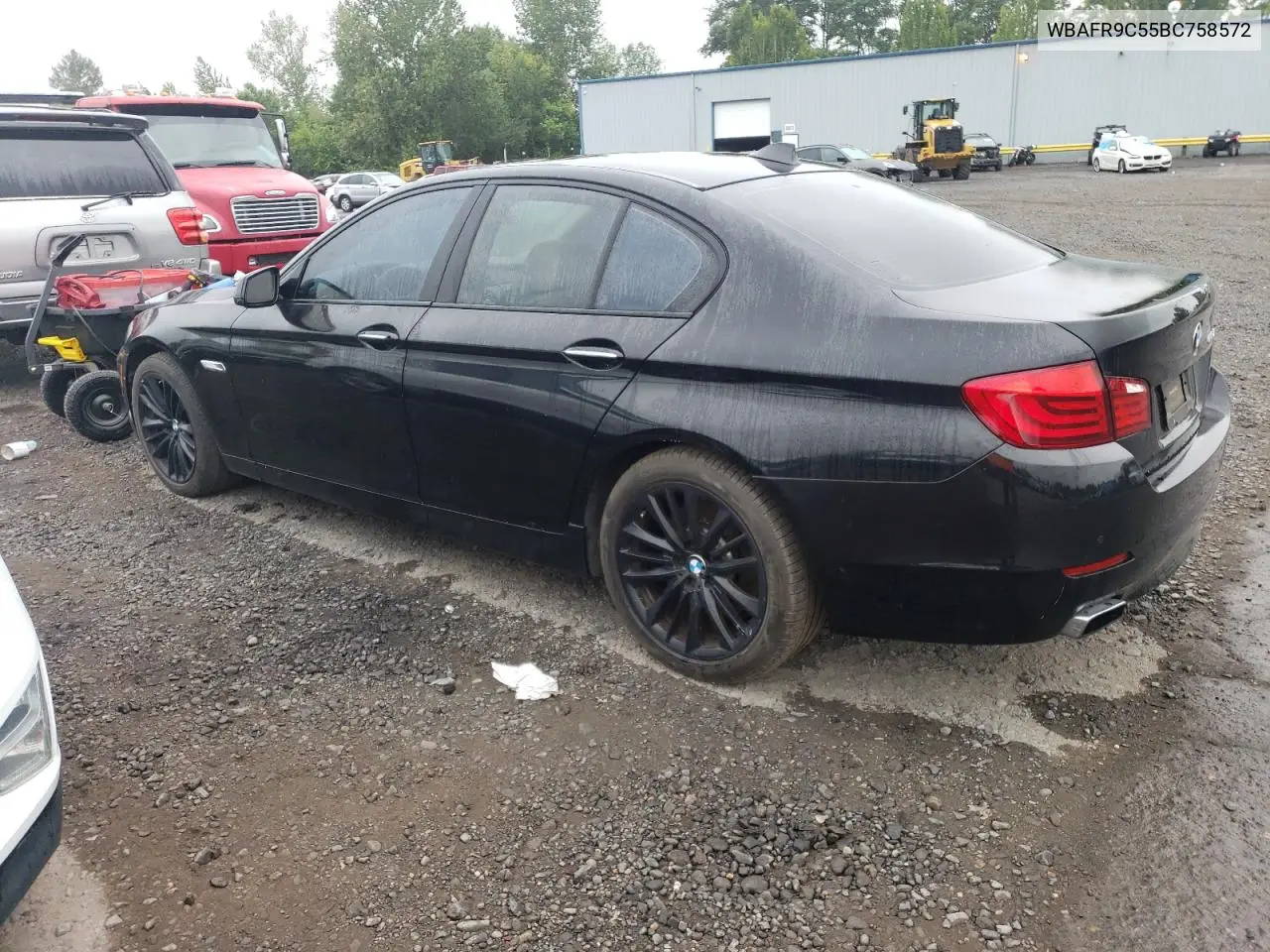 2011 BMW 550 I VIN: WBAFR9C55BC758572 Lot: 62893535