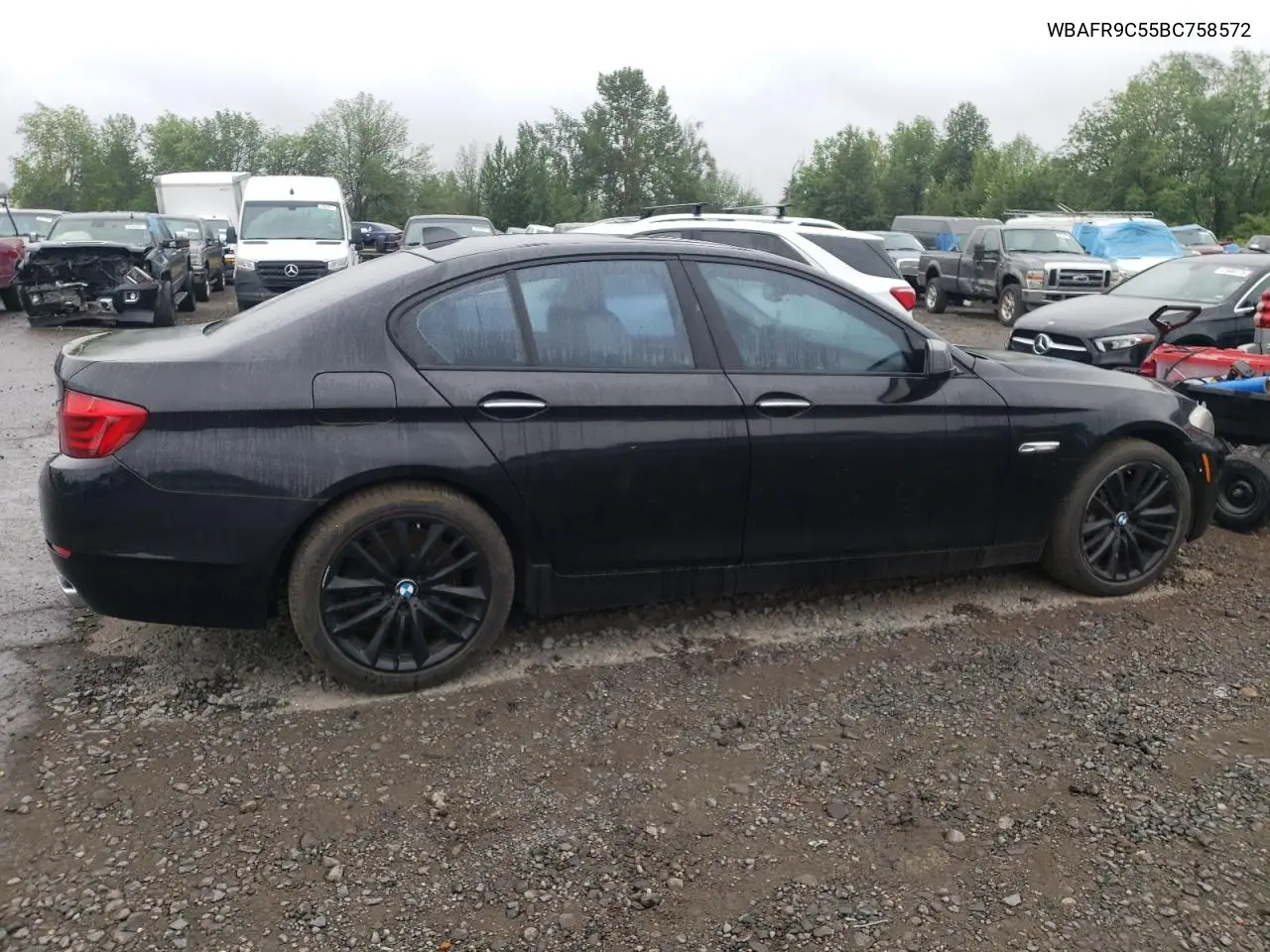 2011 BMW 550 I VIN: WBAFR9C55BC758572 Lot: 62893535