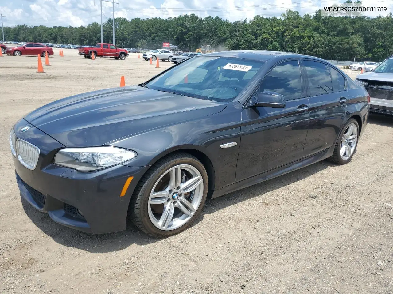 2011 BMW 550 I VIN: WBAFR9C57BDE81789 Lot: 62897935