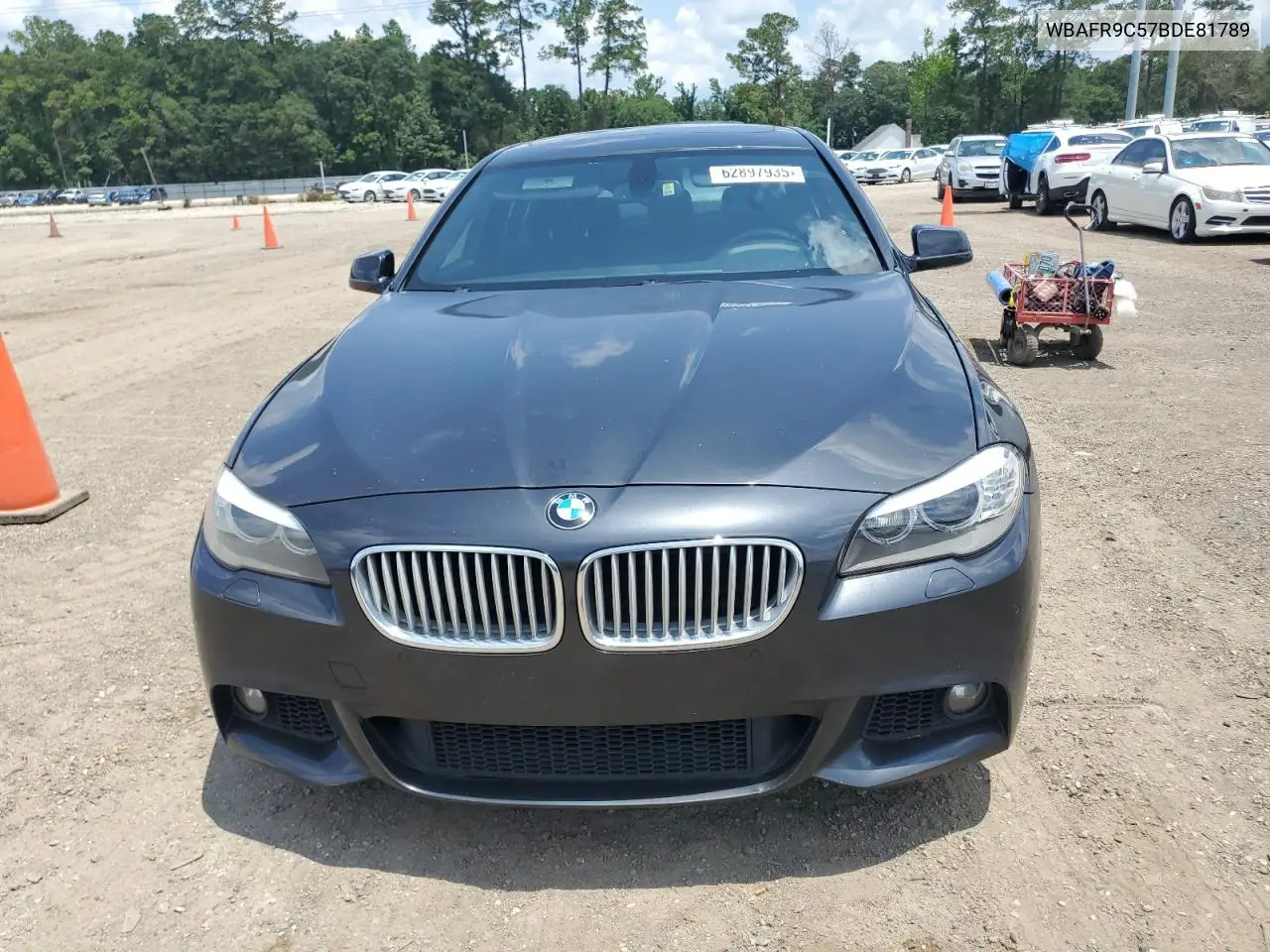 2011 BMW 550 I VIN: WBAFR9C57BDE81789 Lot: 62897935