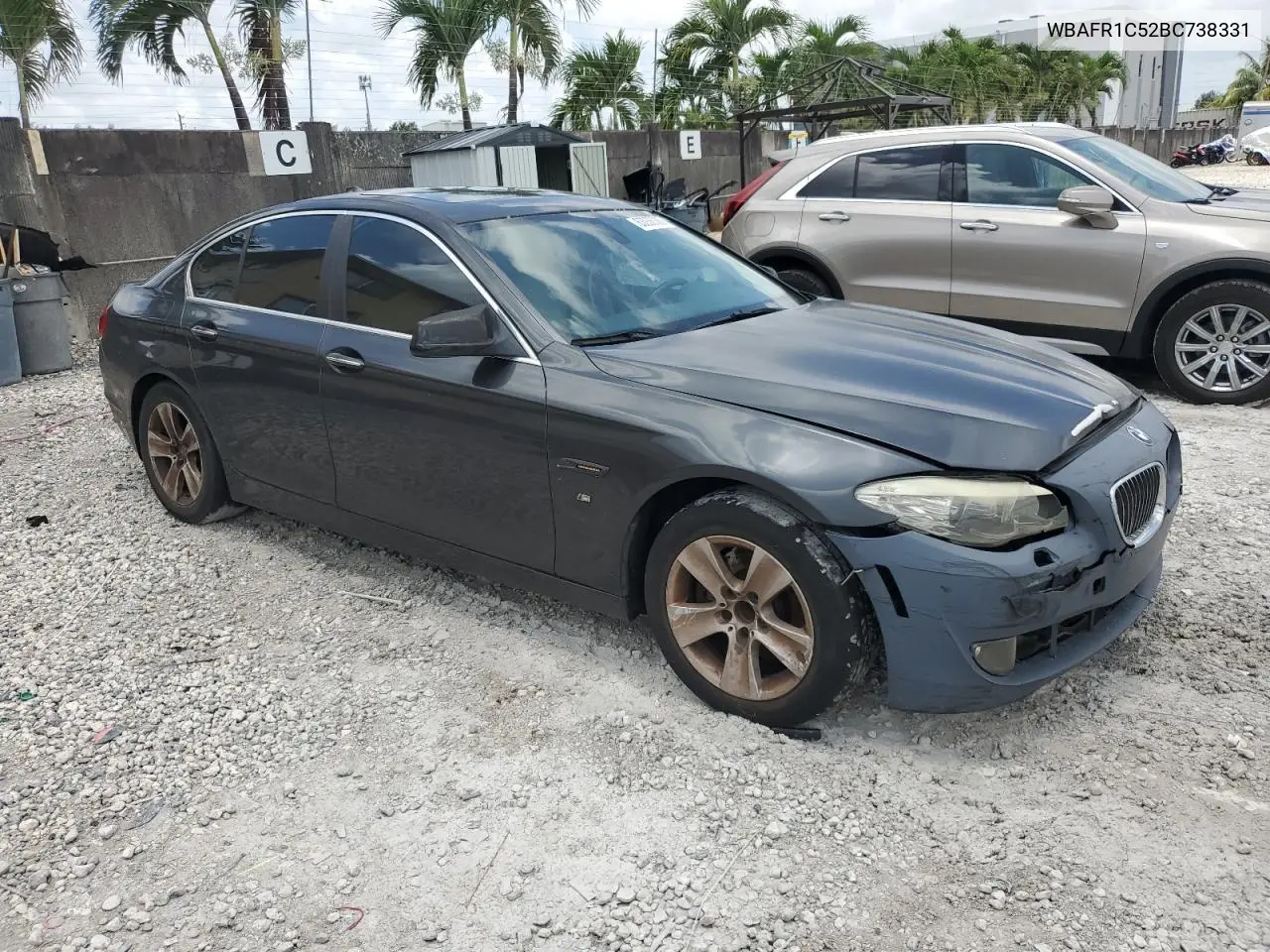 2011 BMW 528 I VIN: WBAFR1C52BC738331 Lot: 63056085