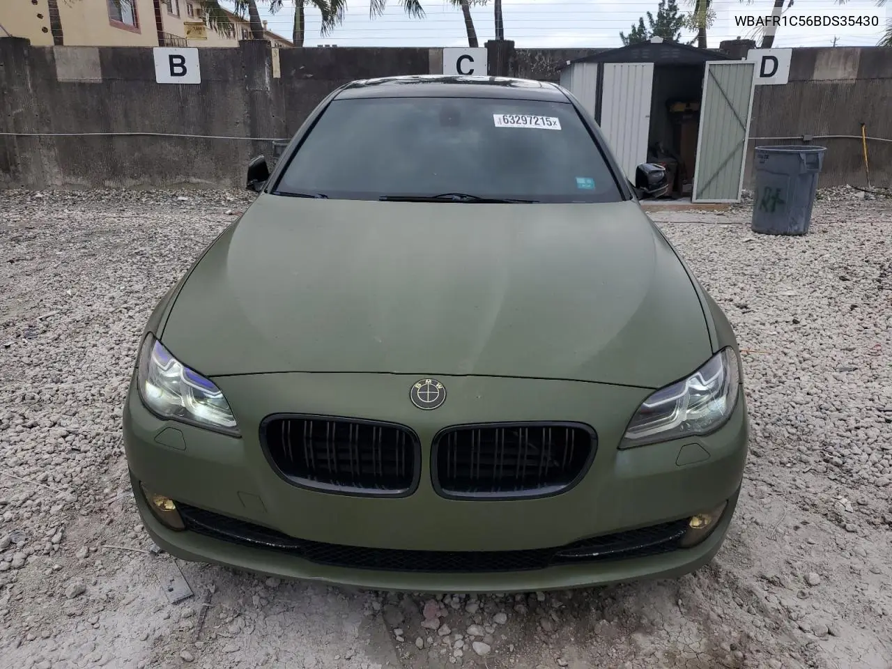 2011 BMW 528 I VIN: WBAFR1C56BDS35430 Lot: 63297215