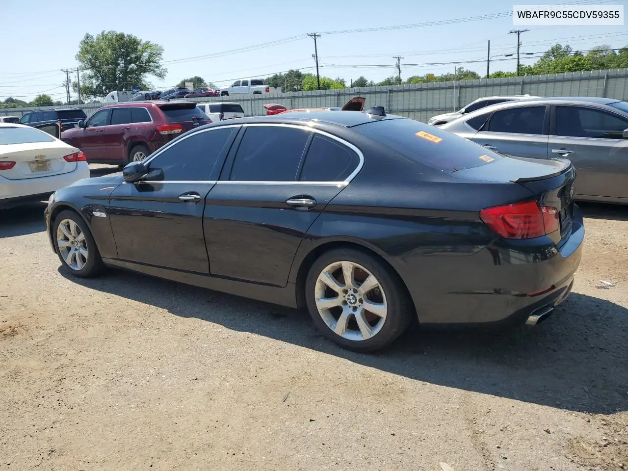 2012 BMW 550 I VIN: WBAFR9C55CDV59355 Lot: 56887965