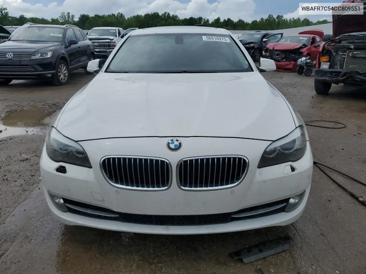 2012 BMW 535 I VIN: WBAFR7C54CC809551 Lot: 56910975